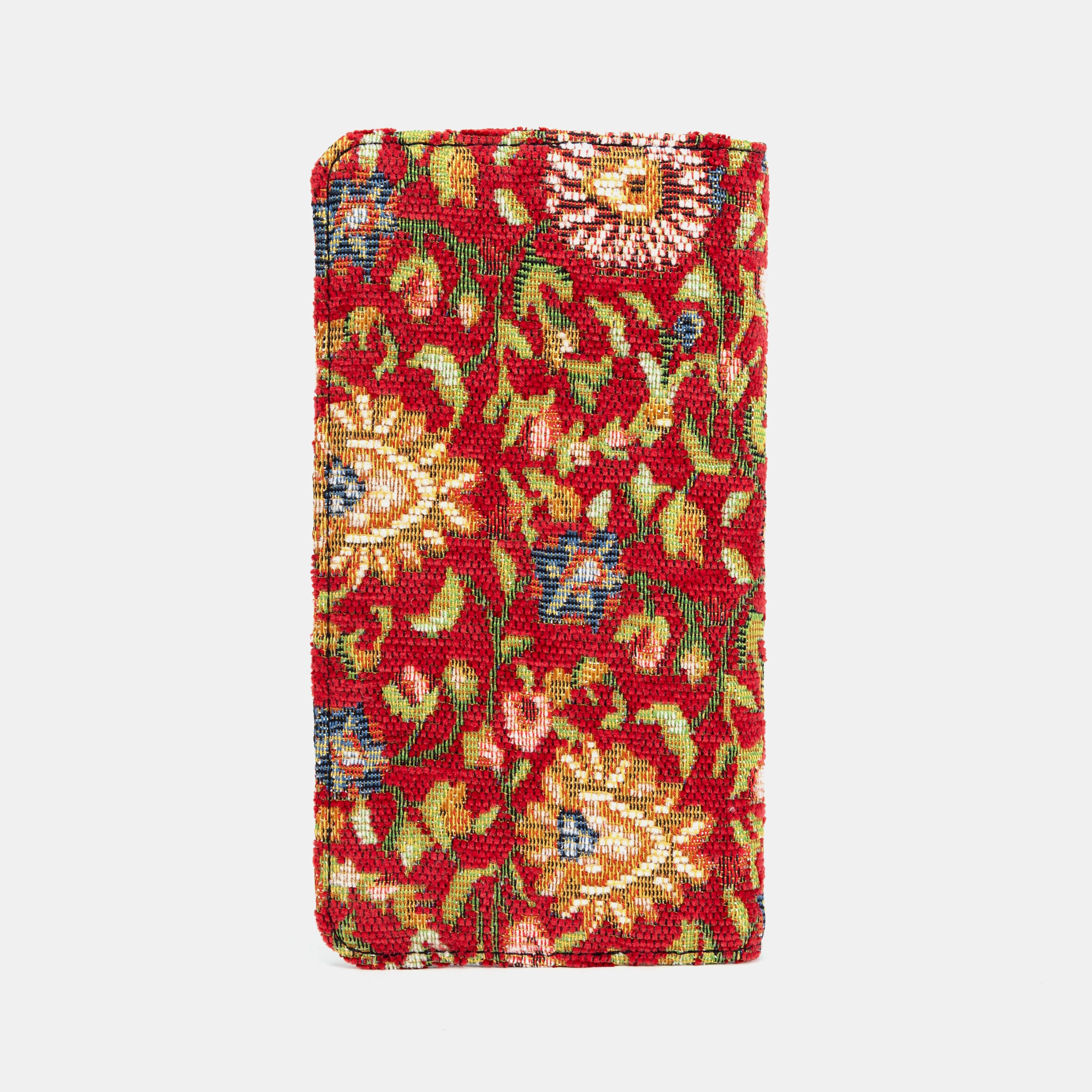 Oriental Red Checkbook Cover