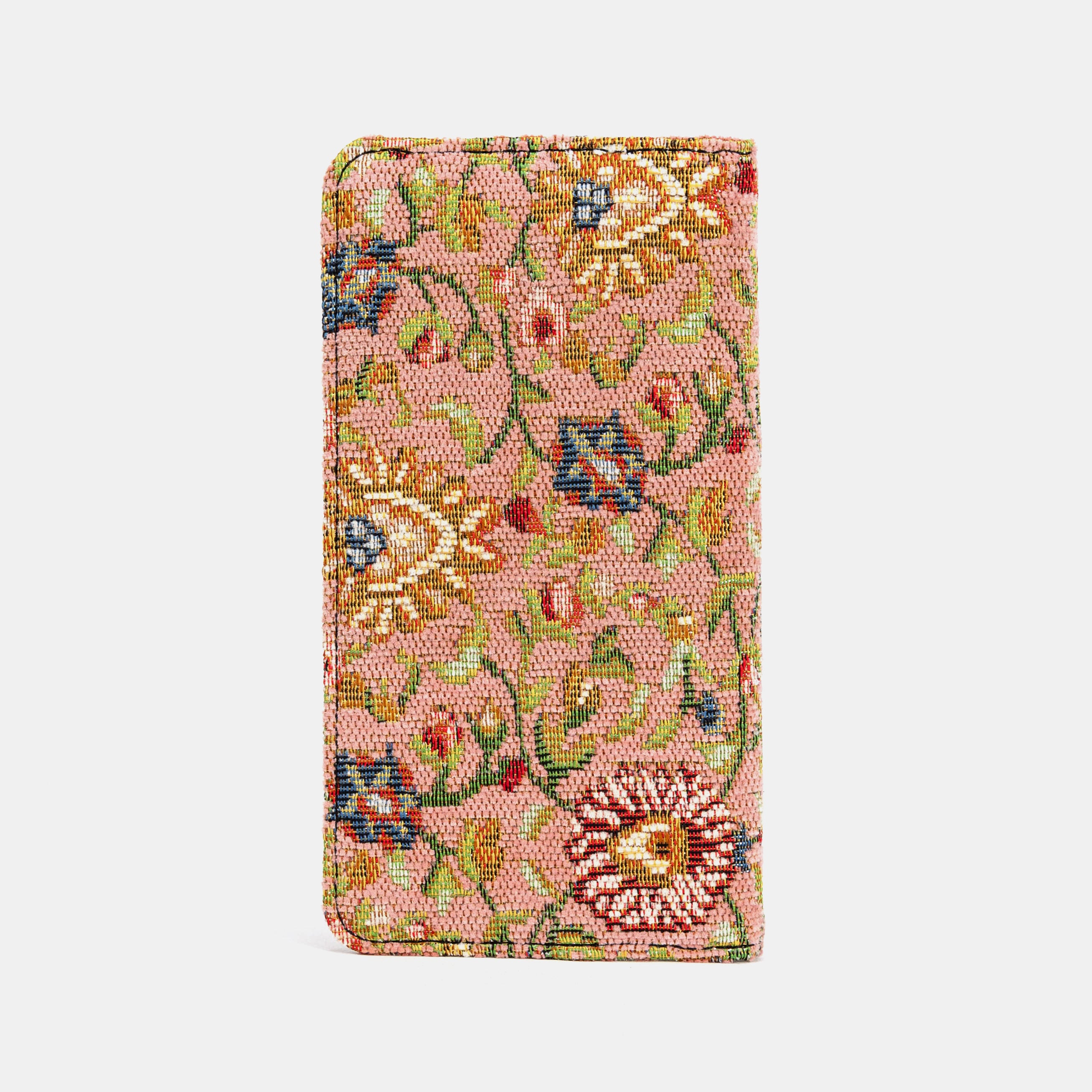 Oriental Pink Checkbook Cover Carpetbag of America back