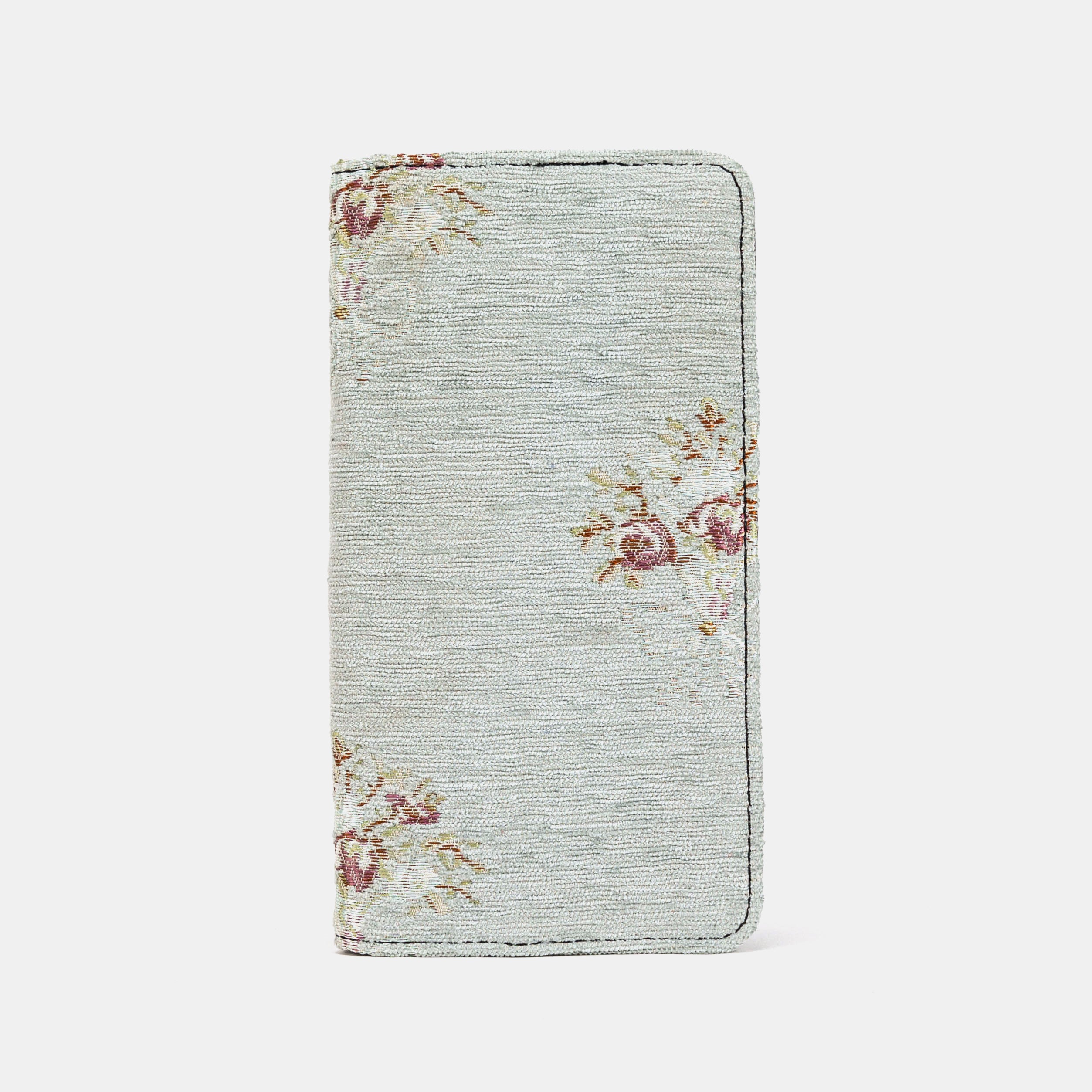 Bouquet Pattern Flap Checkbook Cover Carpetbag of America main