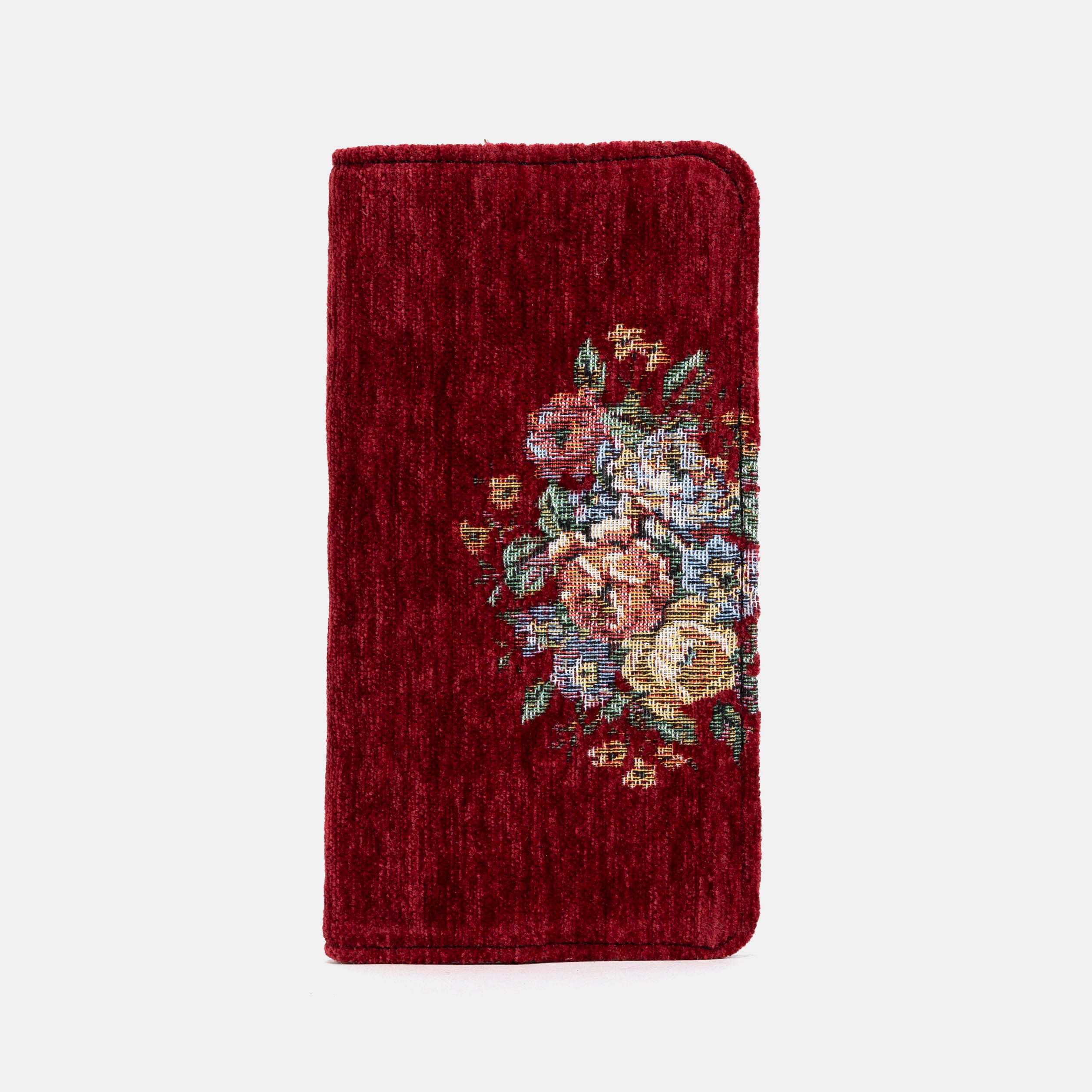 Rose Bouquet Red Checkbook Cover