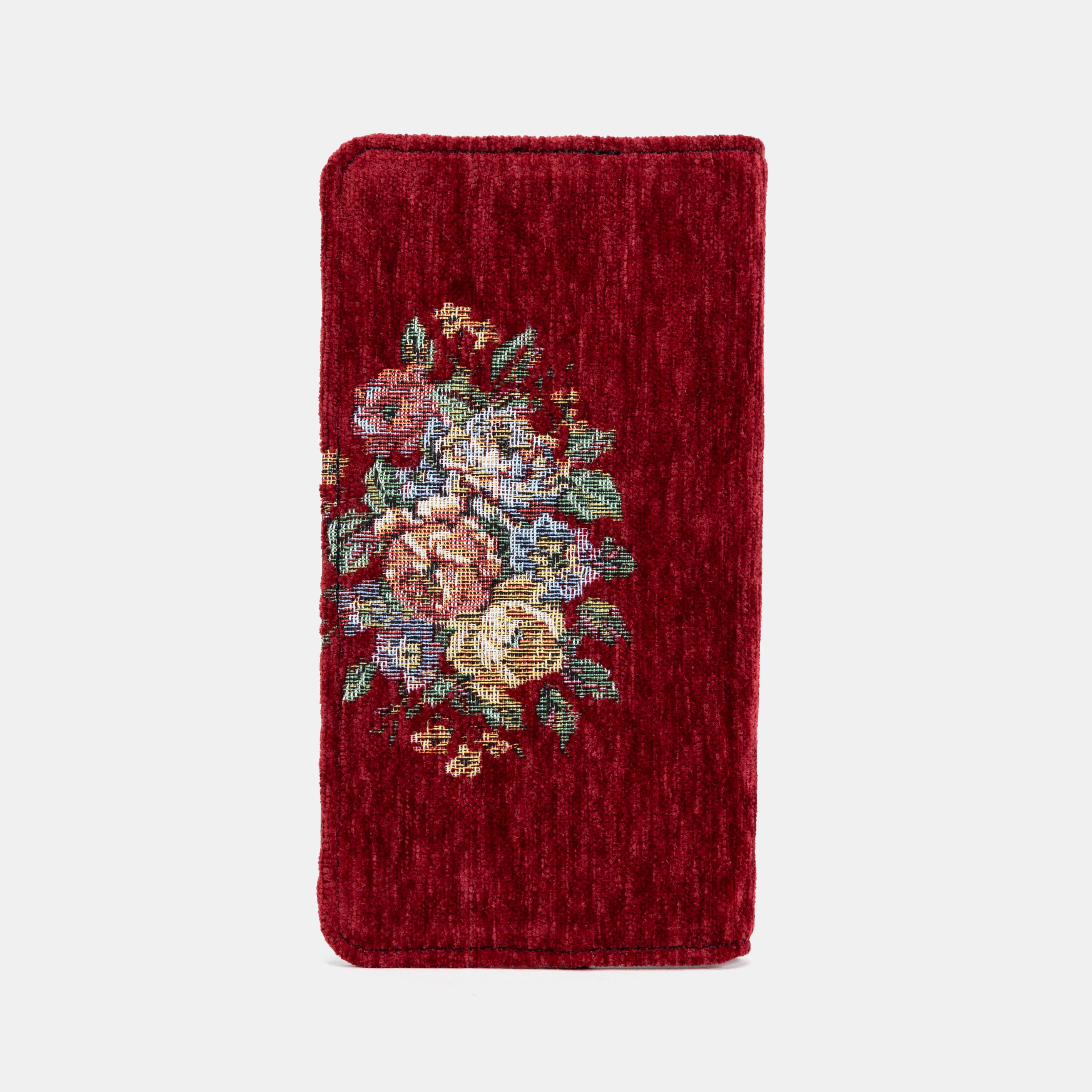 Rose Bouquet Red Checkbook Cover