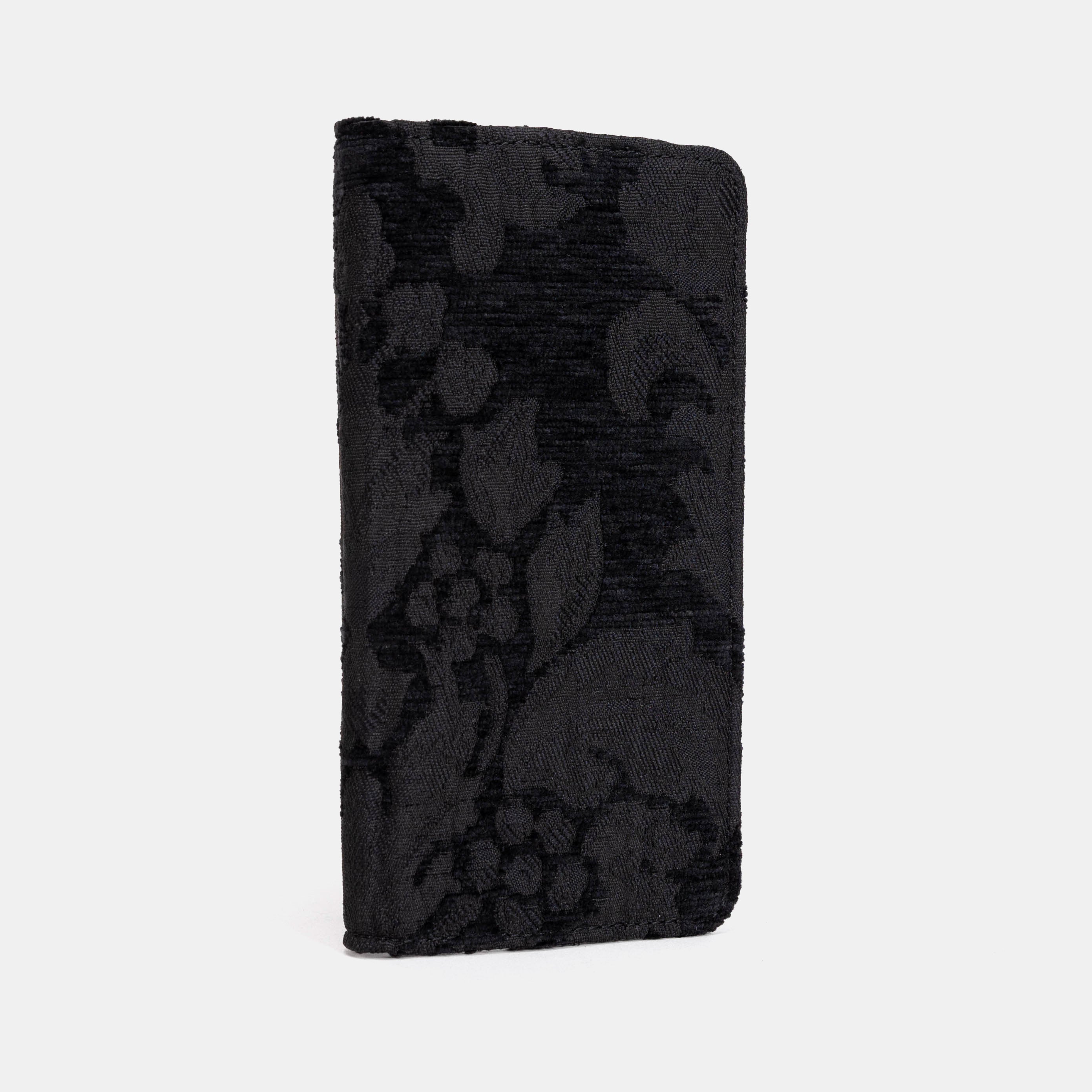 Victorian Blossom blk/blk Checkbook Cover