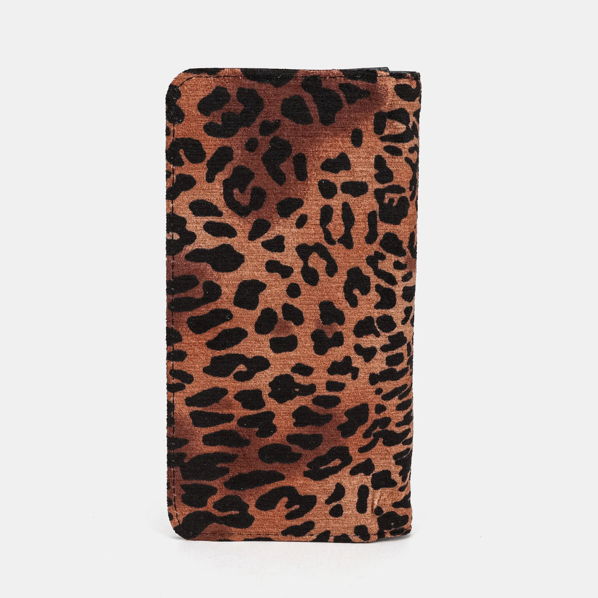 Leopard Classic Checkbook Cover Carpetbag of America back