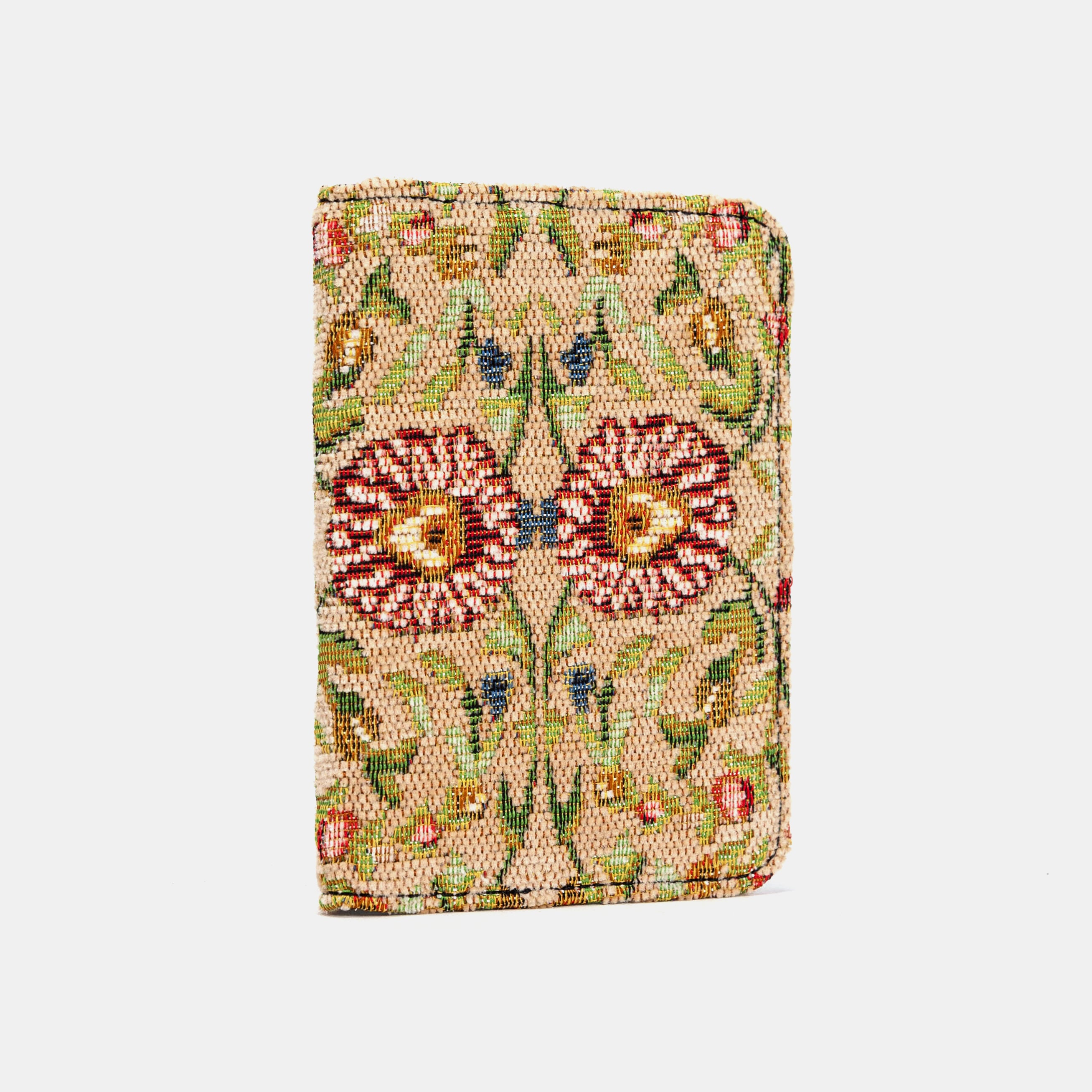 Oriental Beige Passport Cover Carpetbag of America side