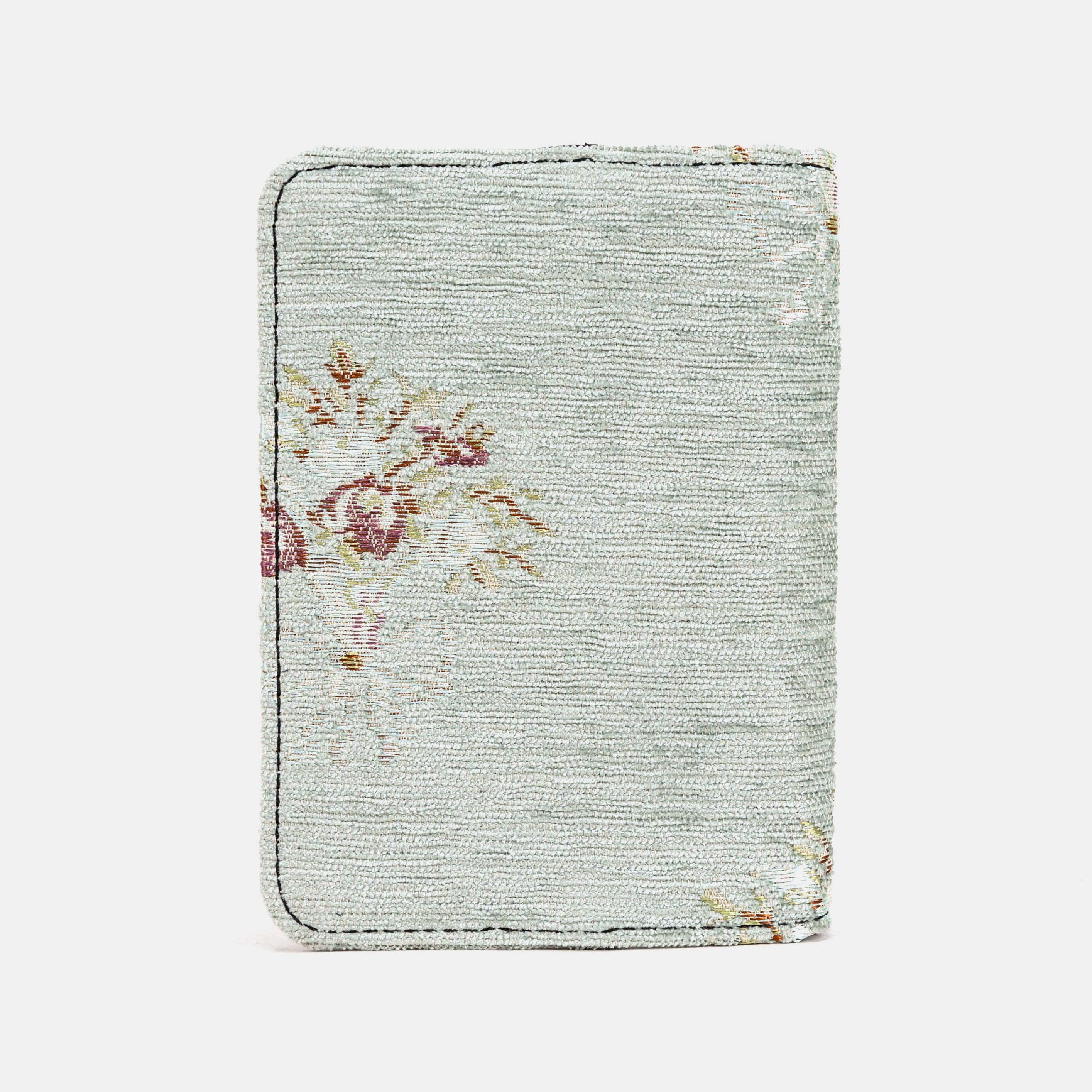 Bouquet Pattern Flap Passport Cover Carpetbag of America back