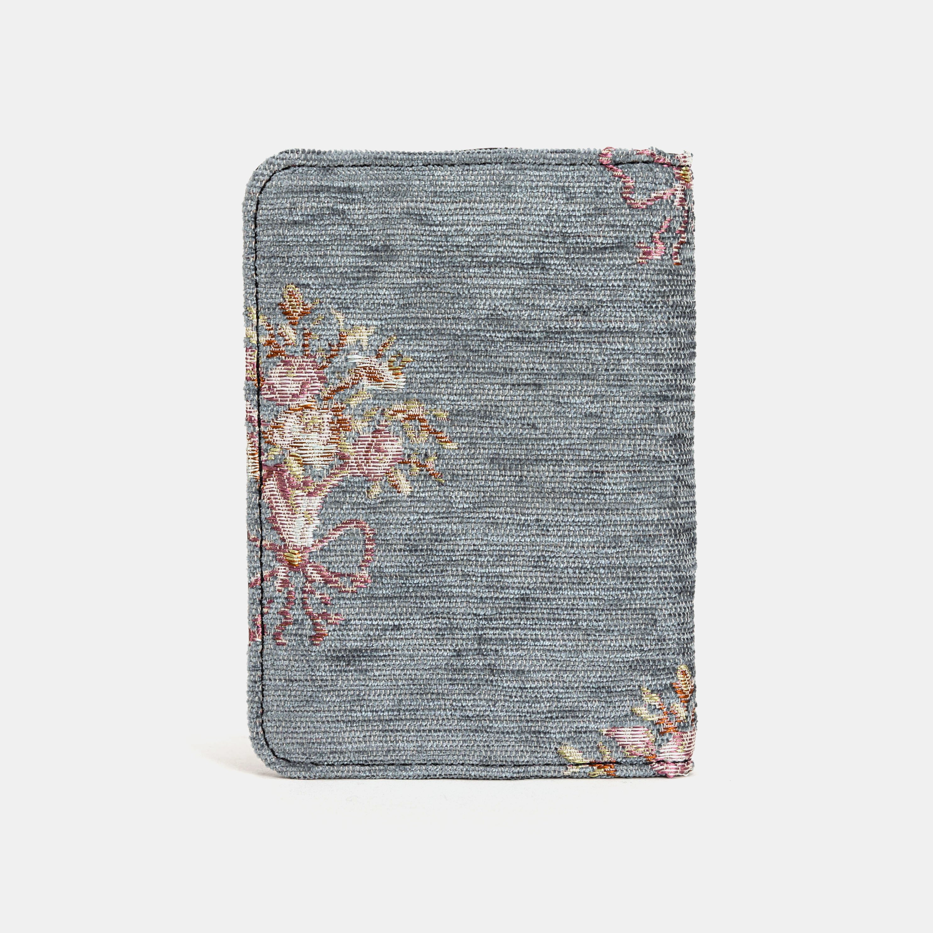 Bouquet Pattern Flap Passport Cover Carpetbag of America back