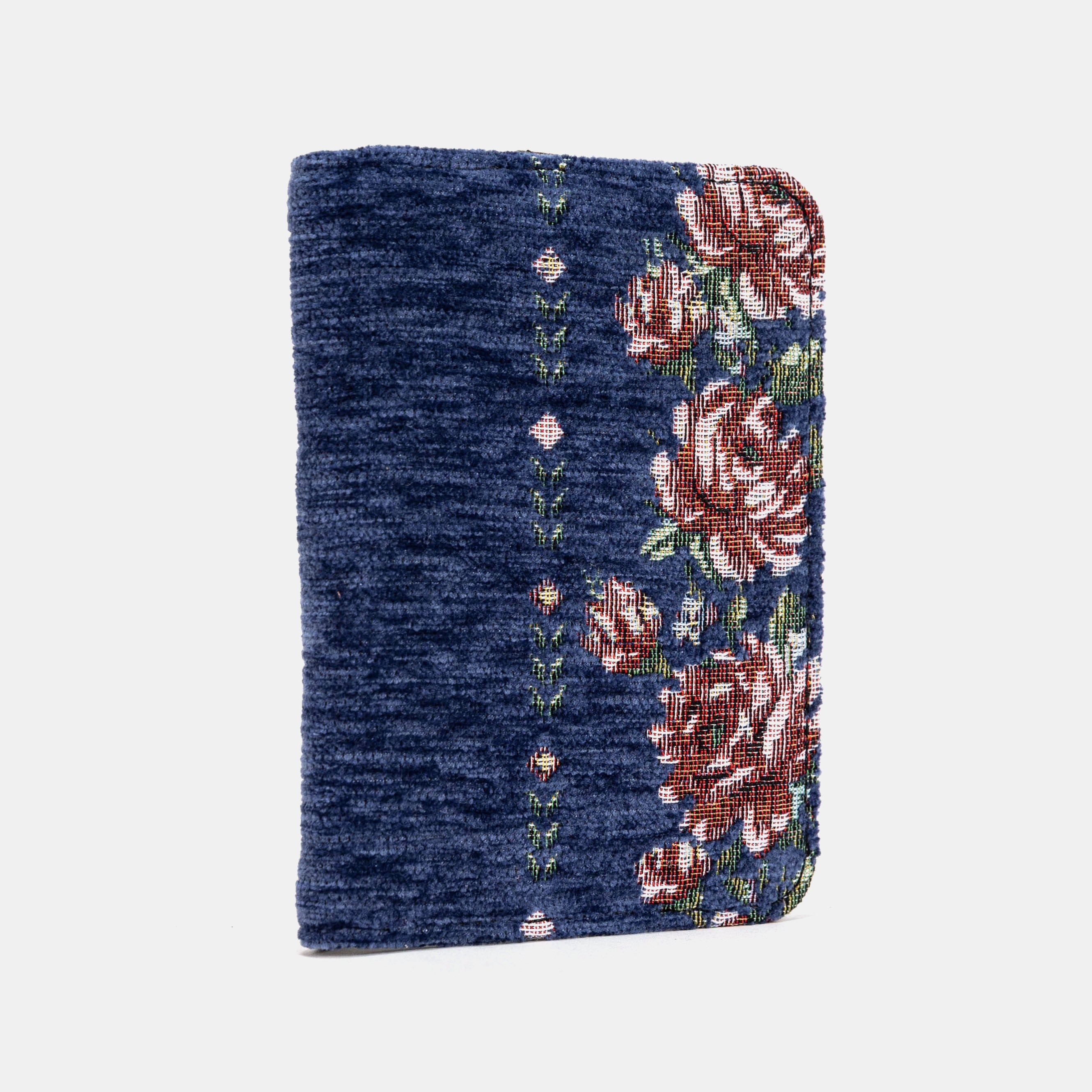 Rose Trail Blue Passport Cover Carpetbag of America side