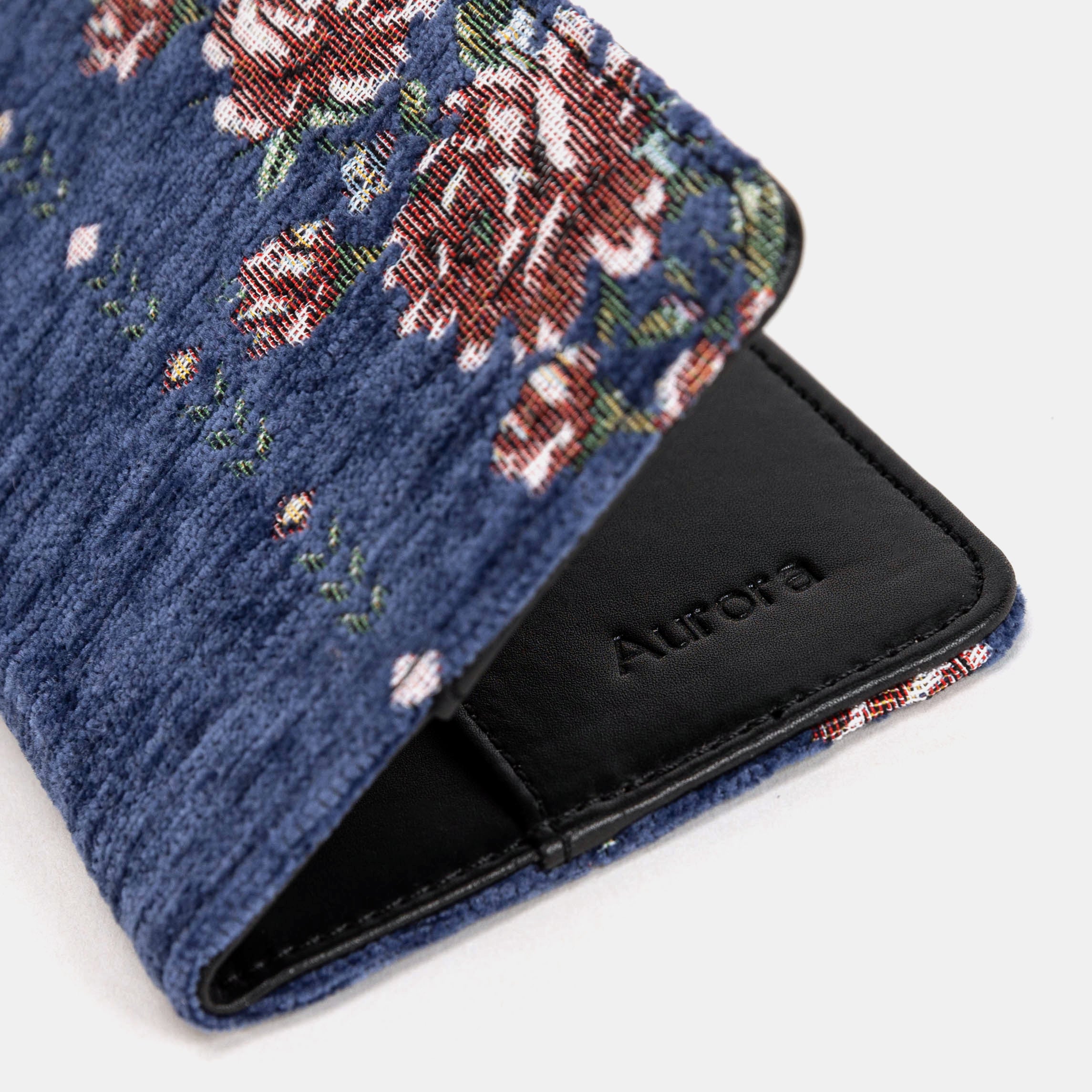 Rose Trail Blue Passport Cover Carpetbag of America customization