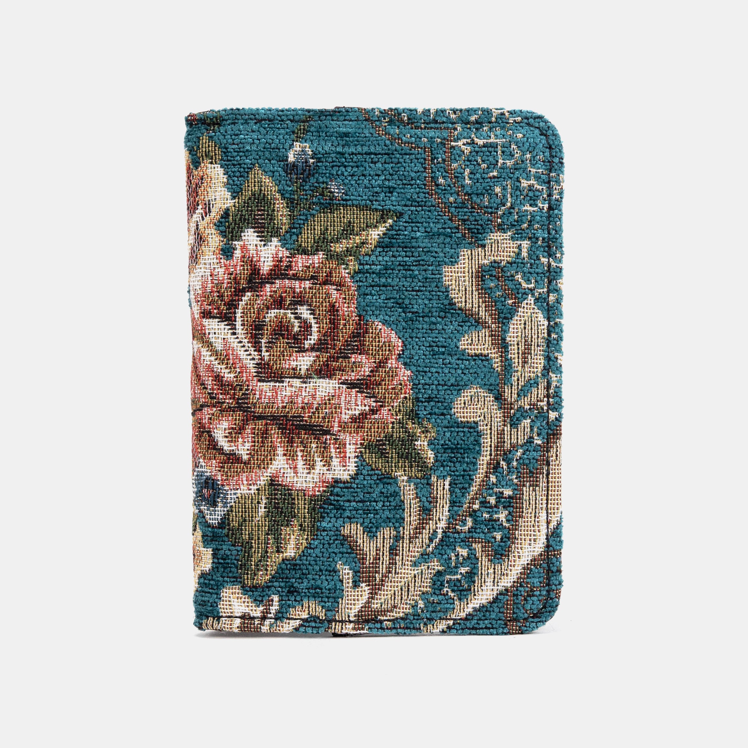 Floral Teal Passport Cover