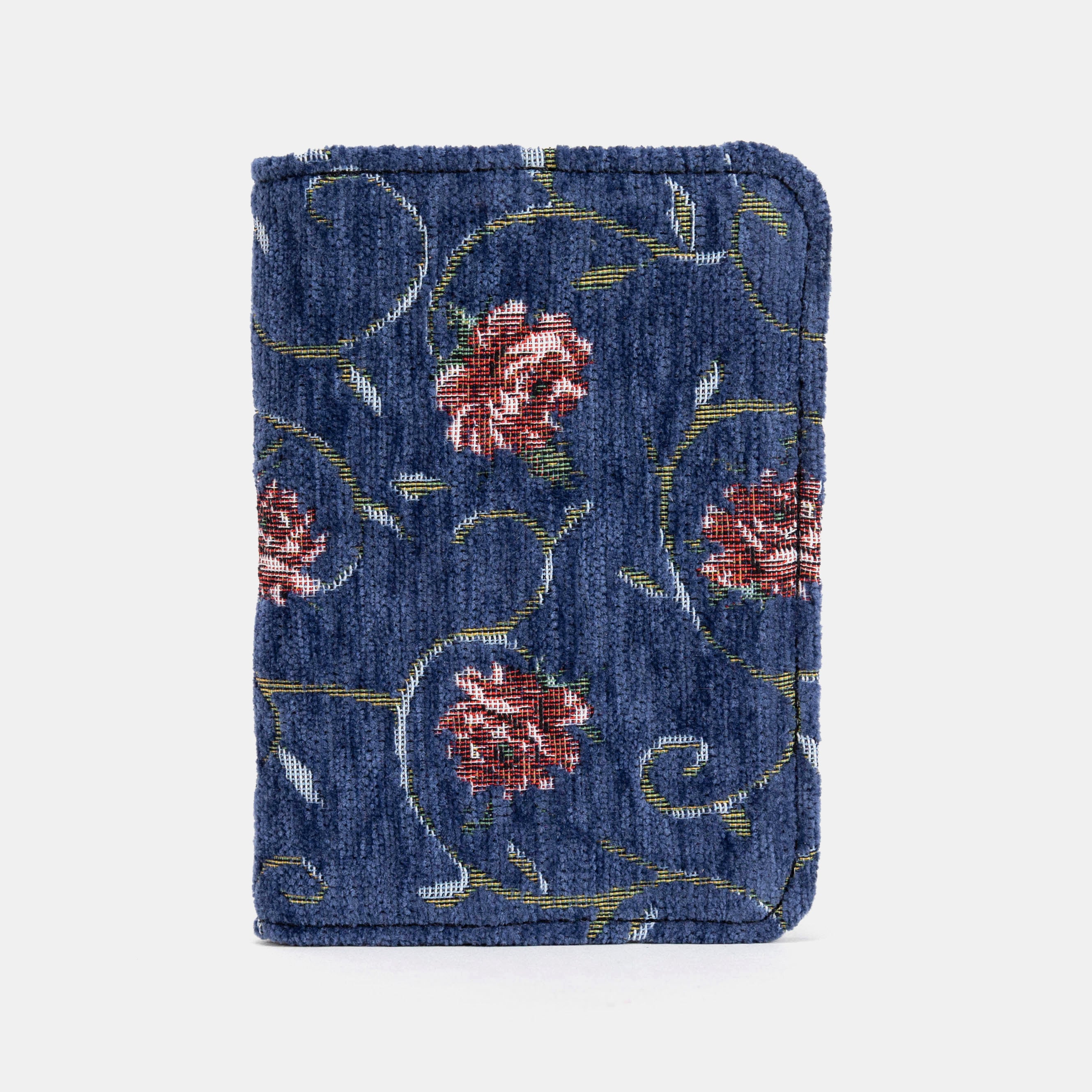 Climbing Rose Blue Passport Cover