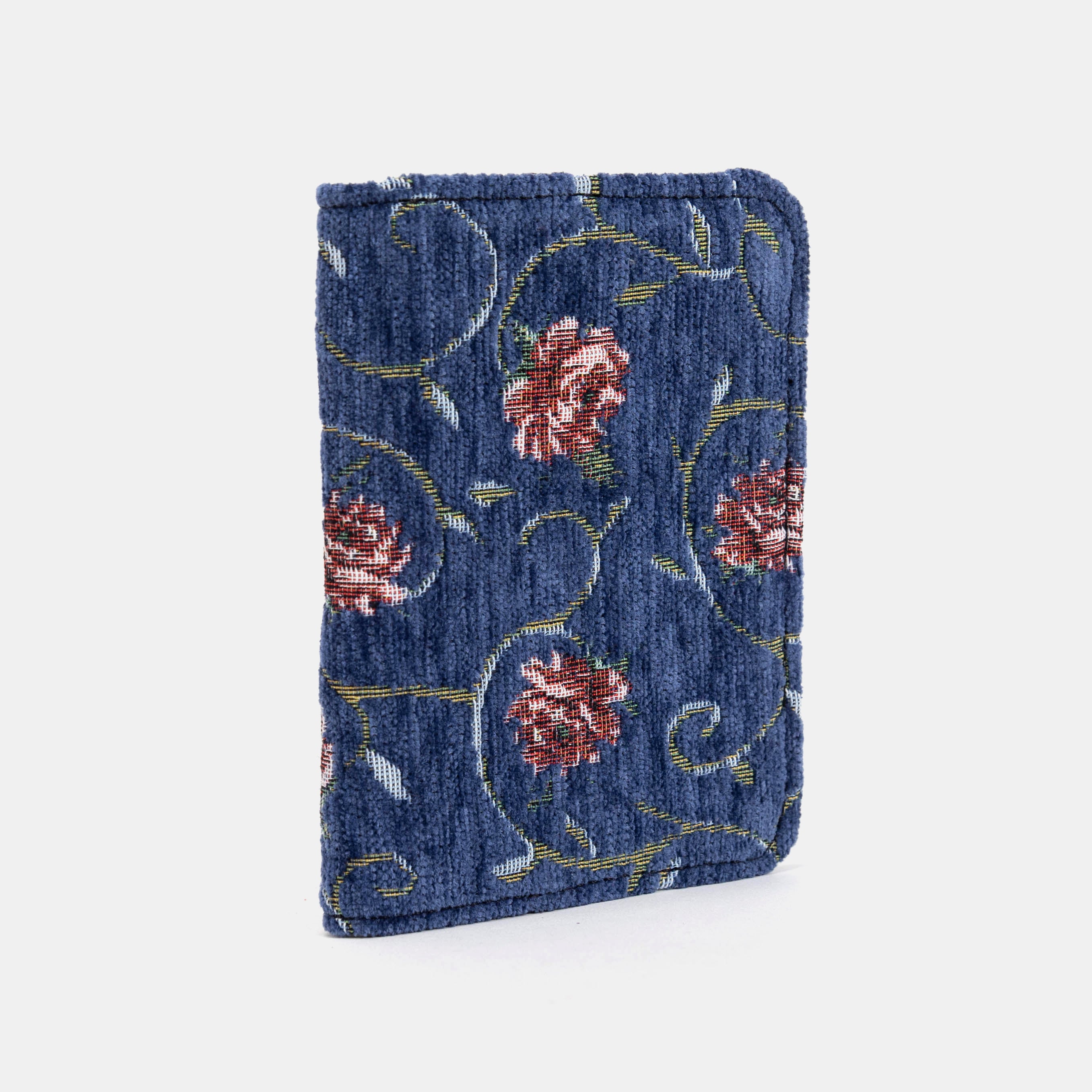 Climbing Rose Blue Passport Cover