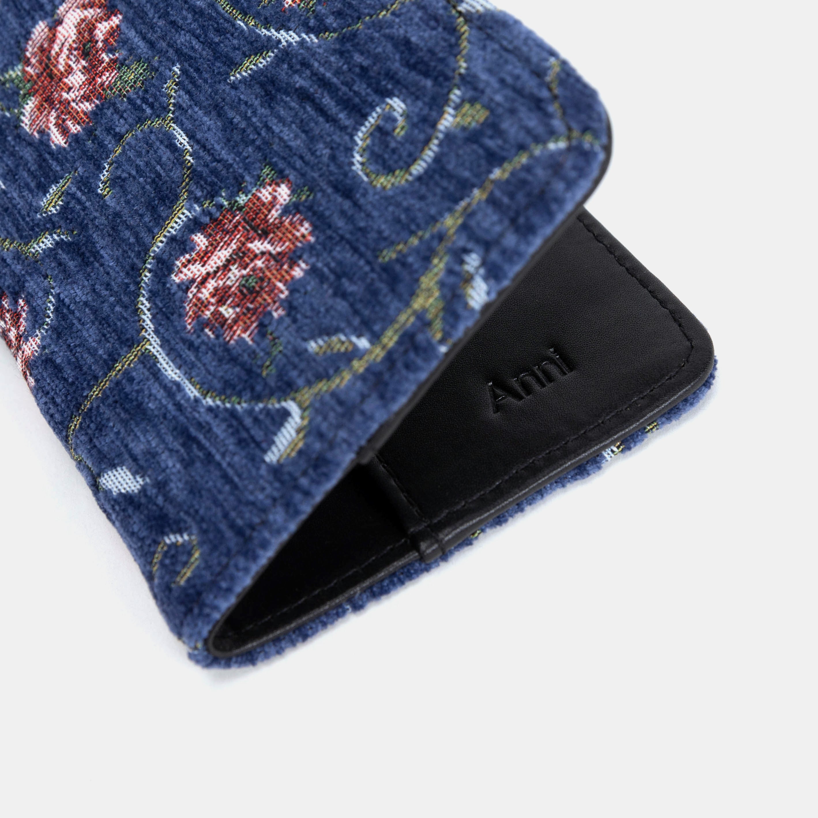 Climbing Rose Blue Passport Cover