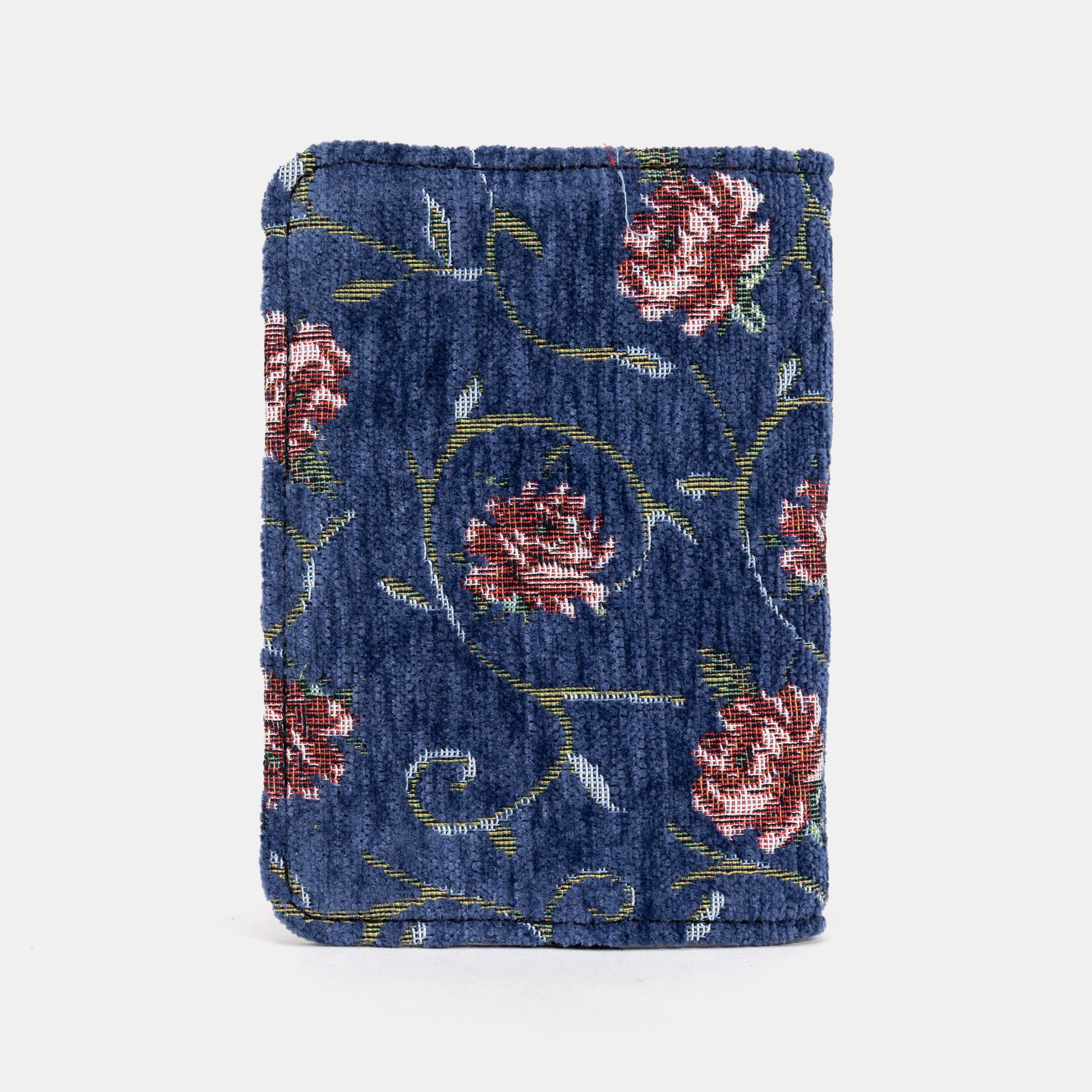 Climbing Rose Blue Passport Cover