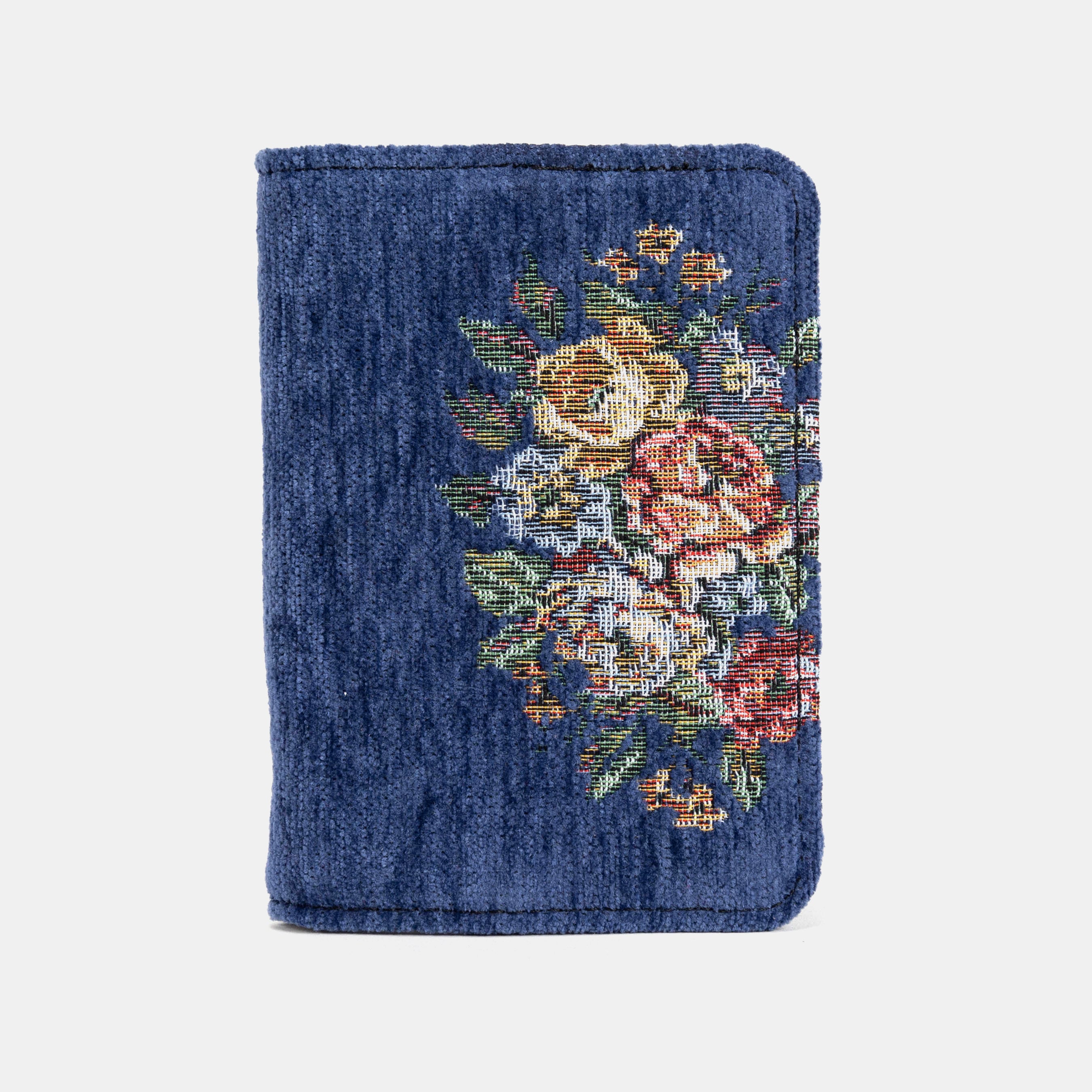 Bouquet Blue Passport Cover