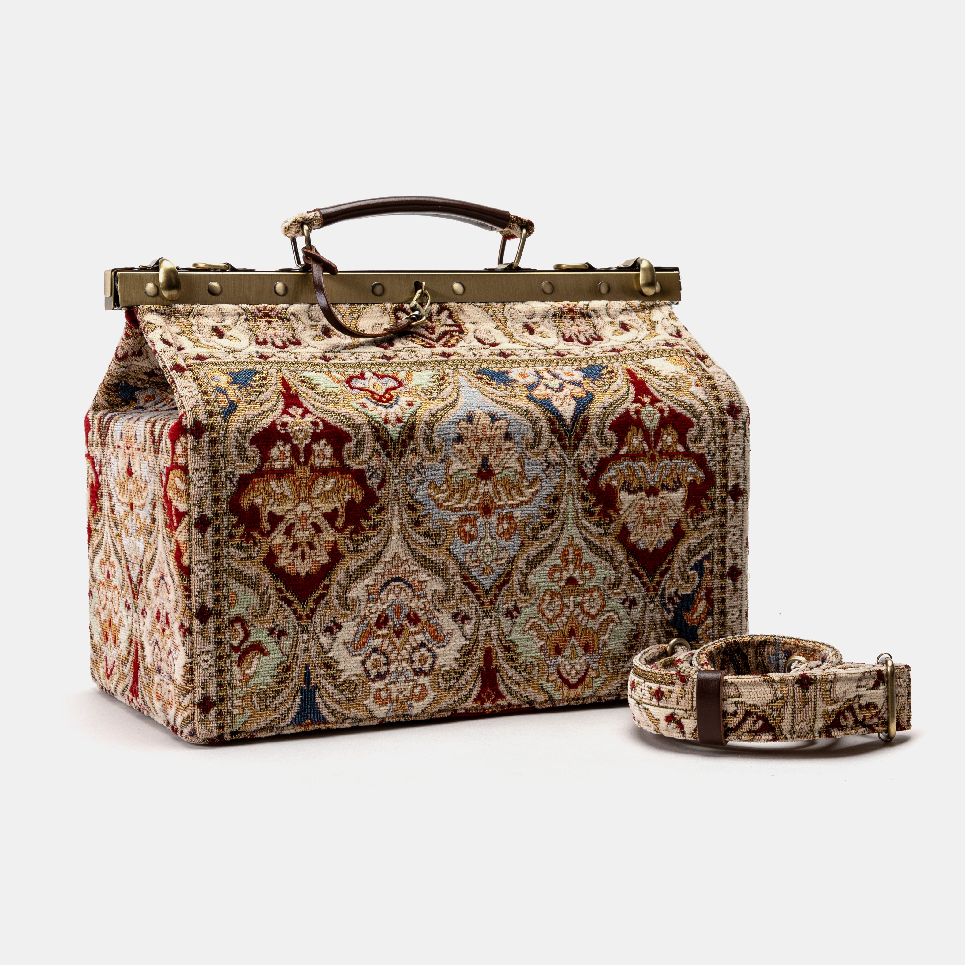 Golden Age Red Genevieve Carpet Gladstone Bag of America main