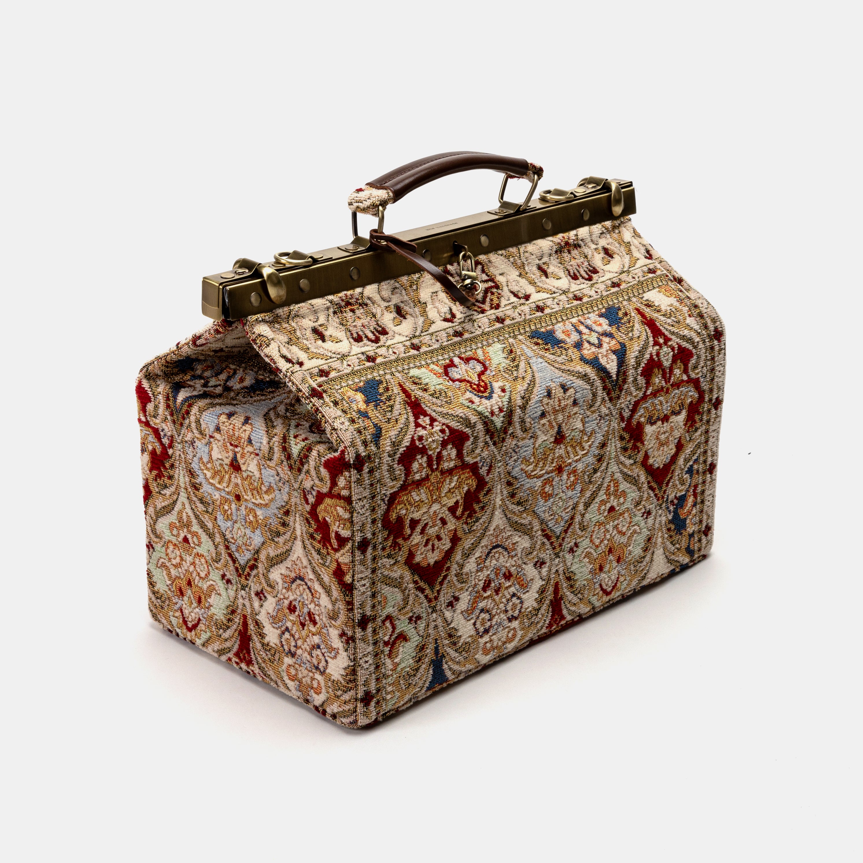 Golden Age Red Genevieve Carpet Gladstone Bag of America front side