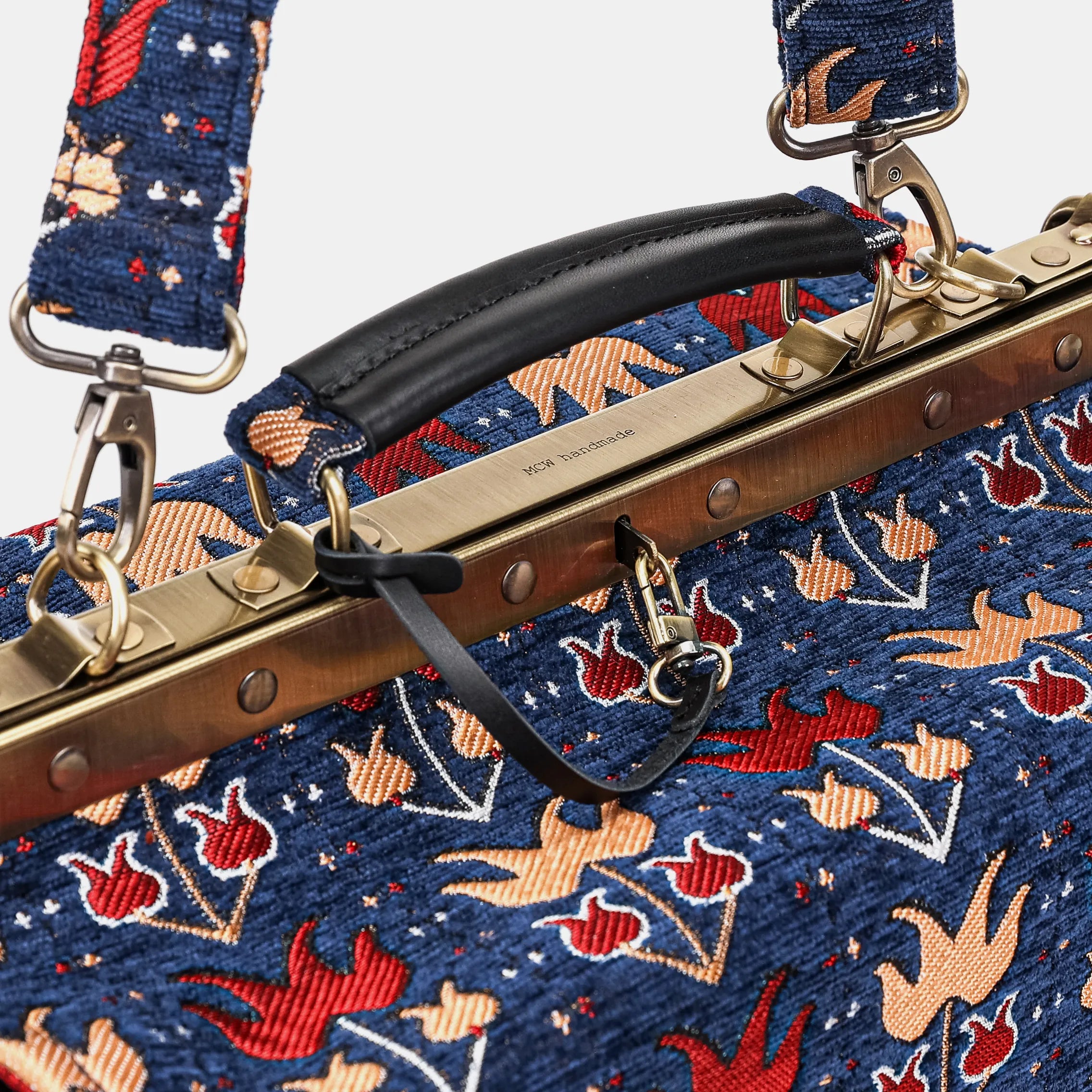 Poppy Bloom Genevieve Gladstone Carpet Doctor Bag of America handle