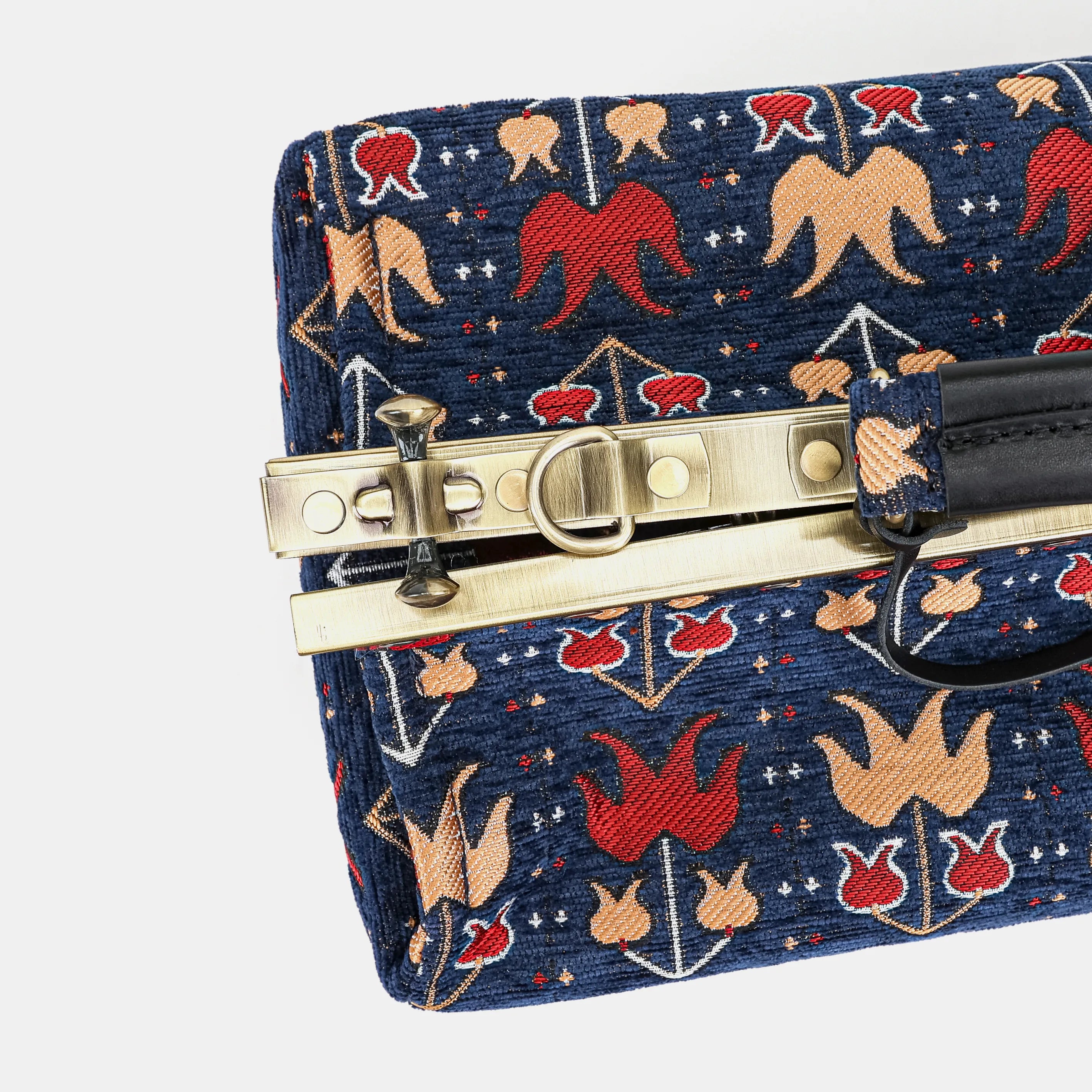 Poppy Bloom Genevieve Gladstone Carpet Doctor Bag of America frame