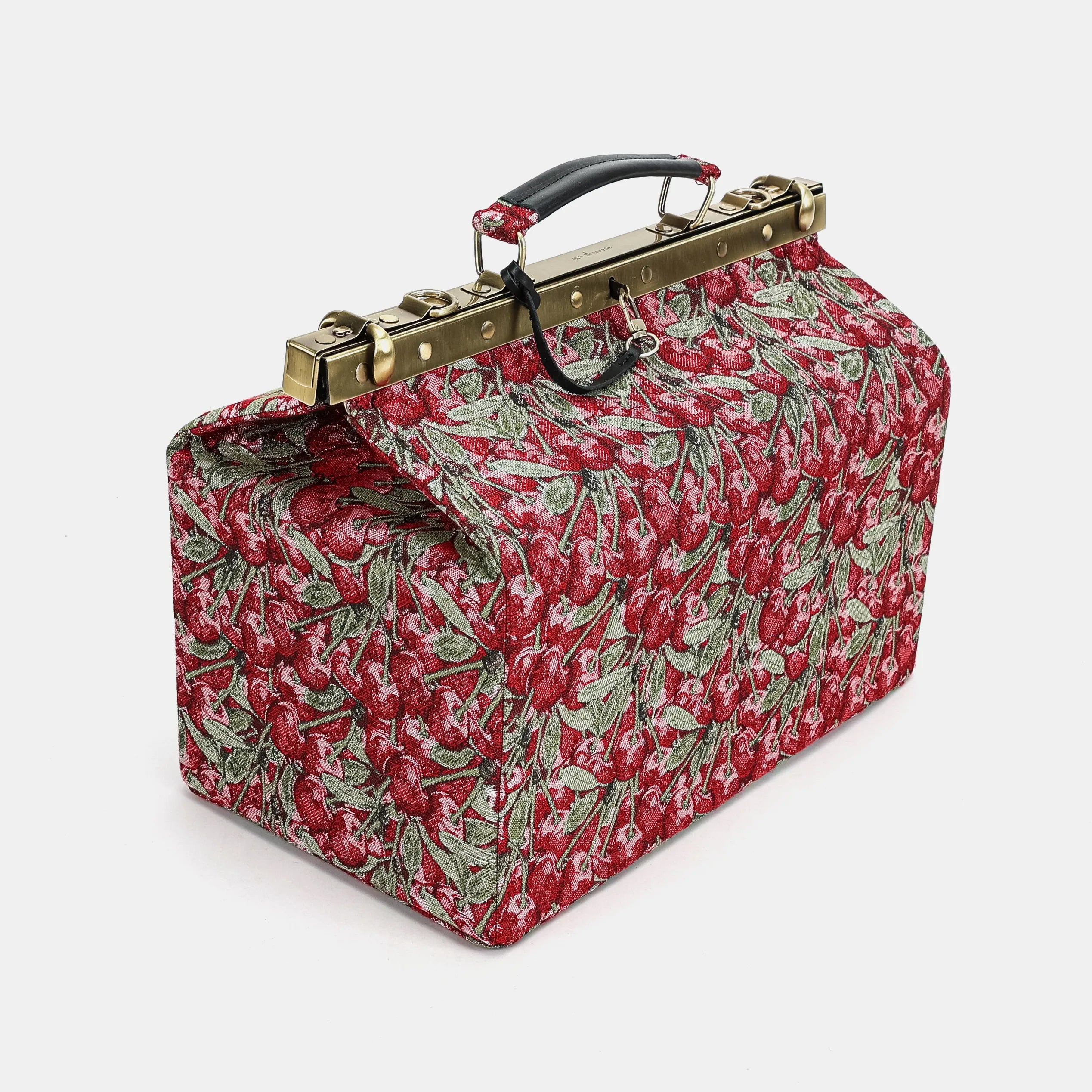 Cherry Cascade Carpet Gladstone Bag side