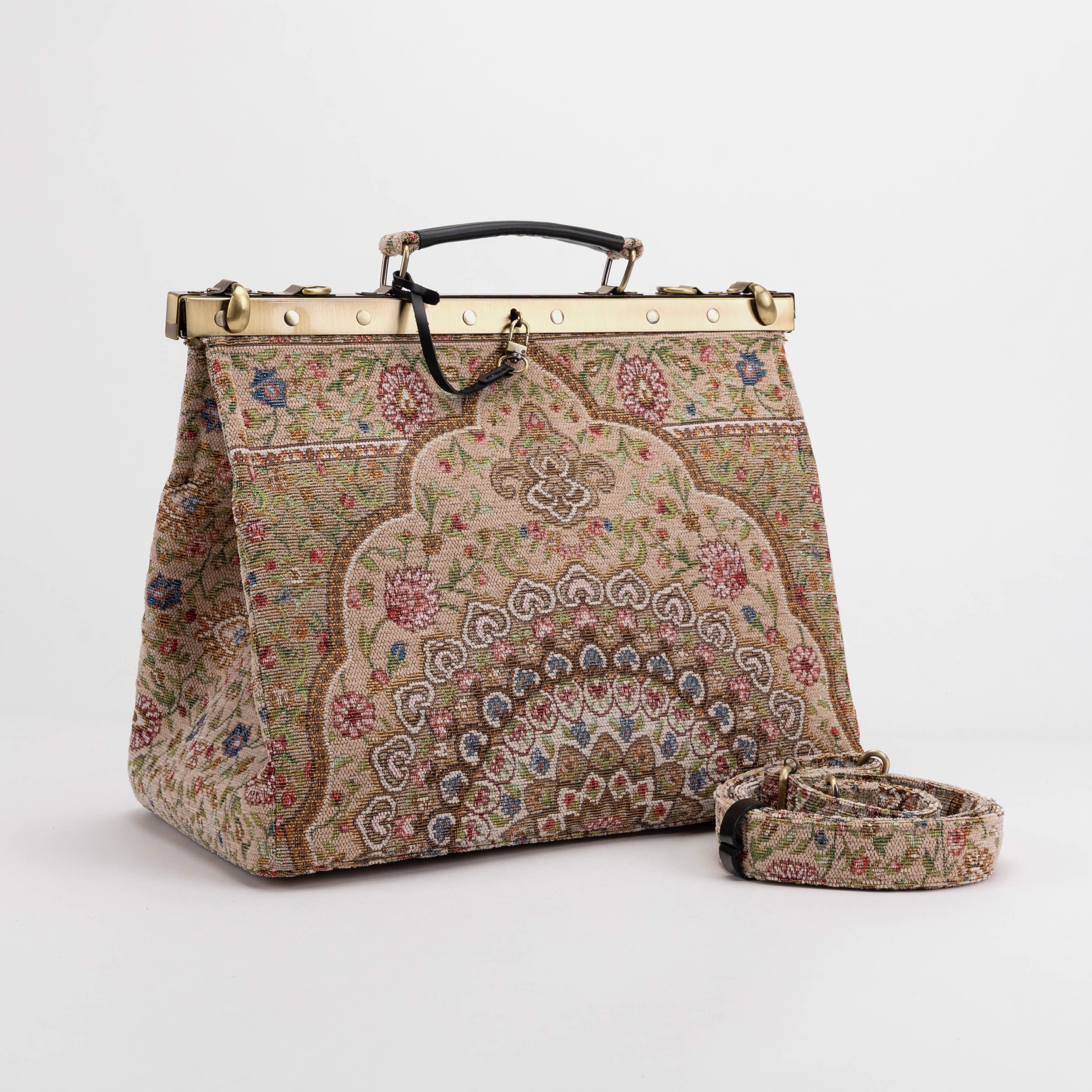 Celine Gladstone Doctor Carpet Bag Oriental Beige main