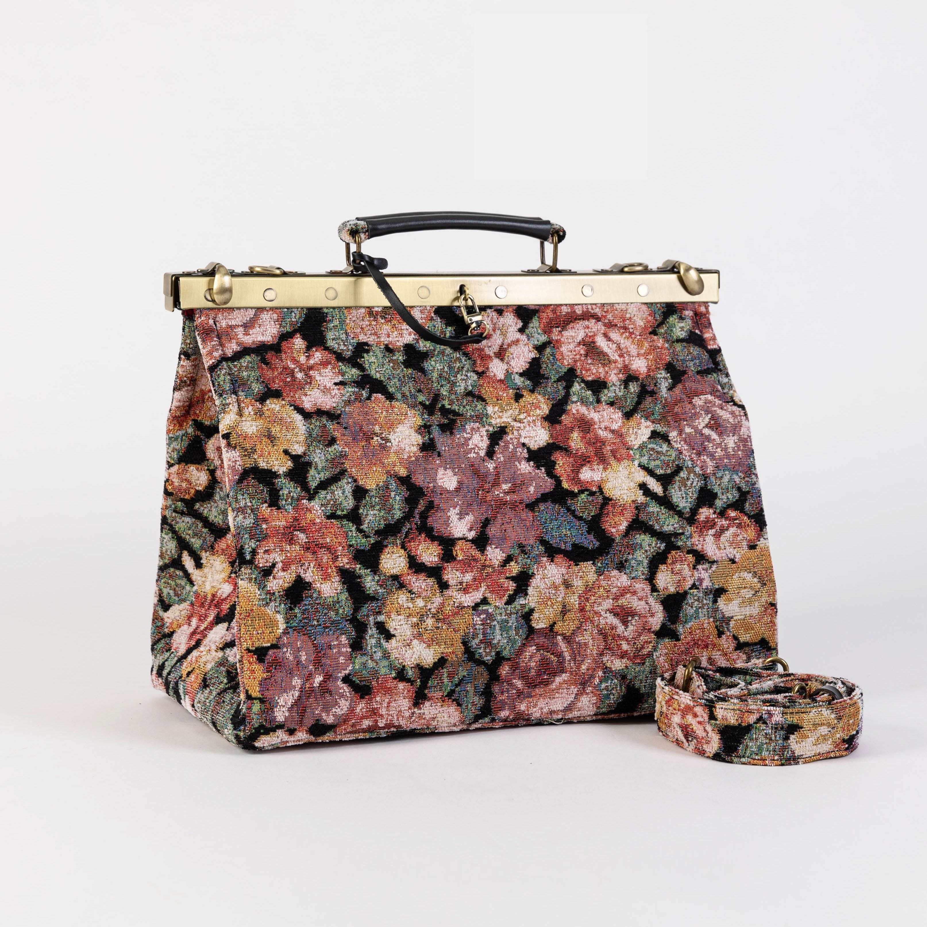 Floral Rose Celine Carpet Gladstone Bag Doctor Bag of America main