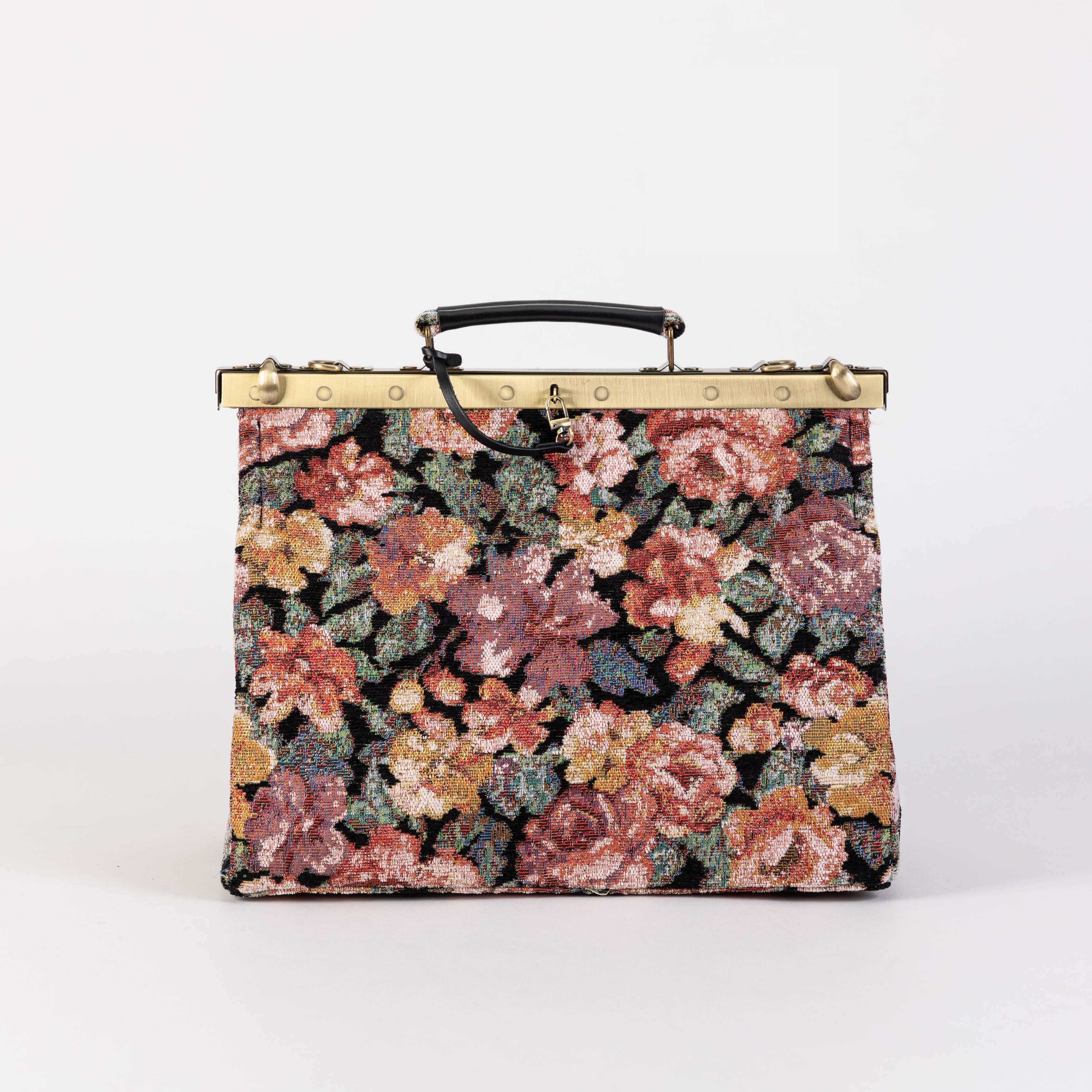 Floral Rose Celine Carpet Gladstone Bag Doctor Bag of America front