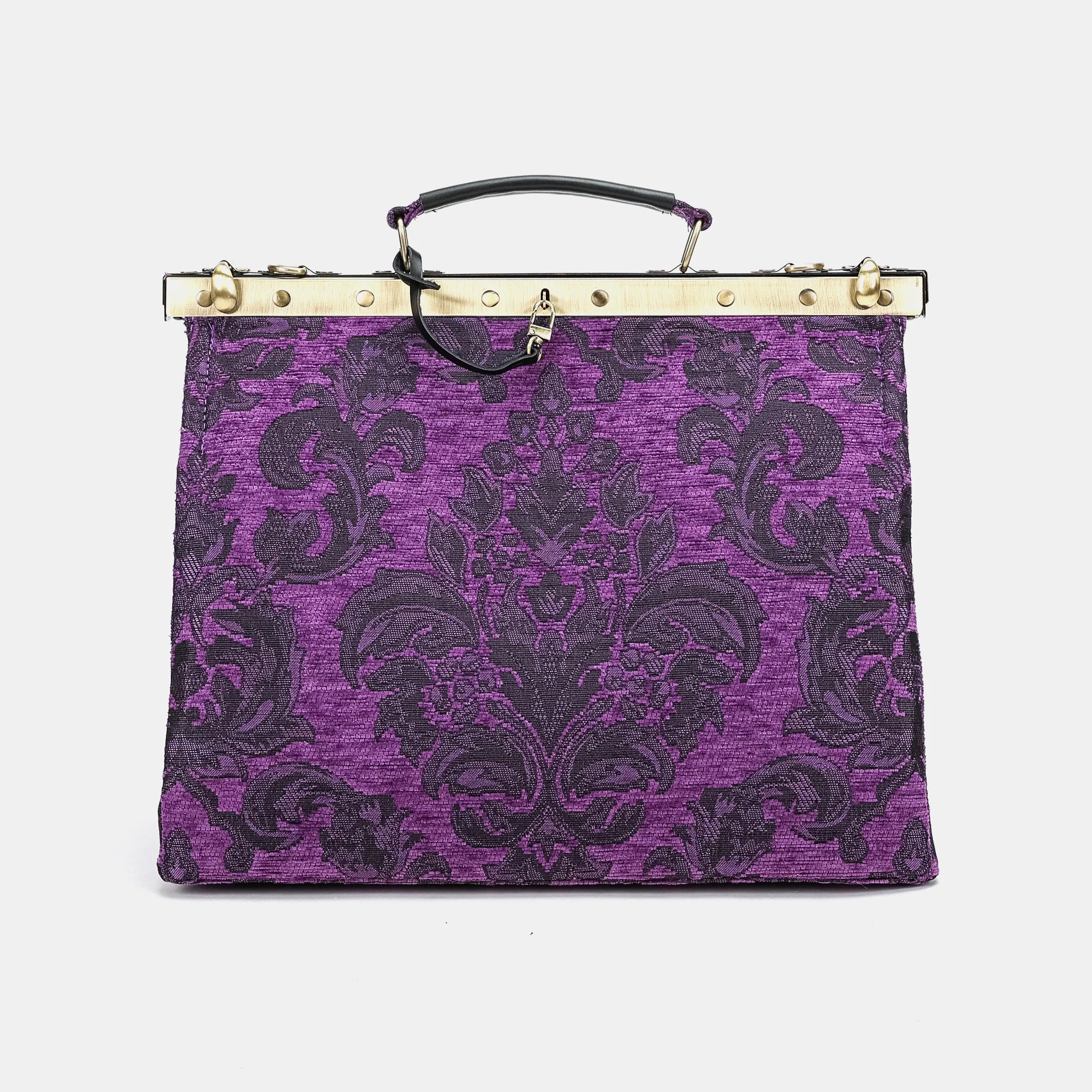  Victorian Blossom Purple Carpet Gladstone Bag main