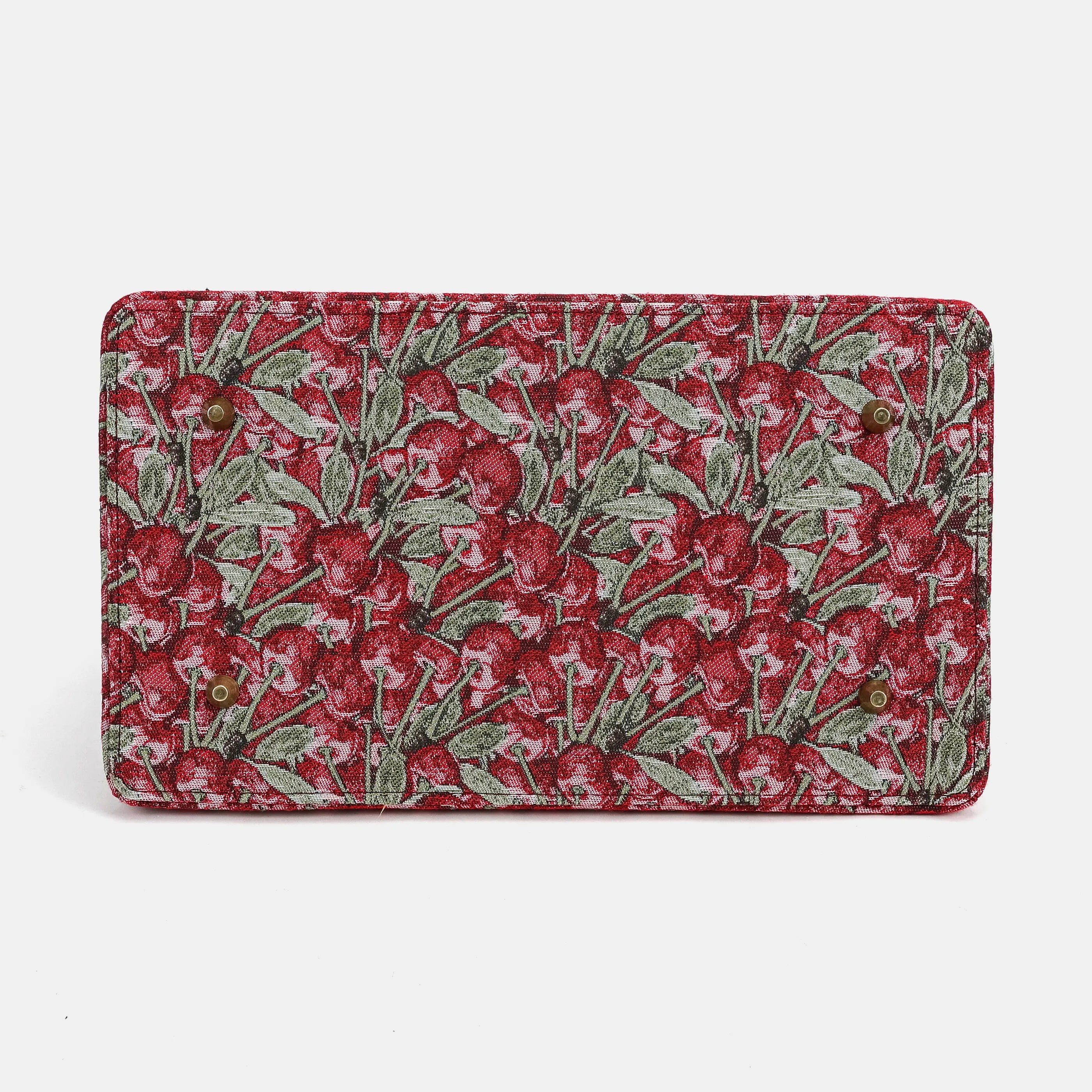 Cherry Cascade Carpet Gladstone Bag  bottom