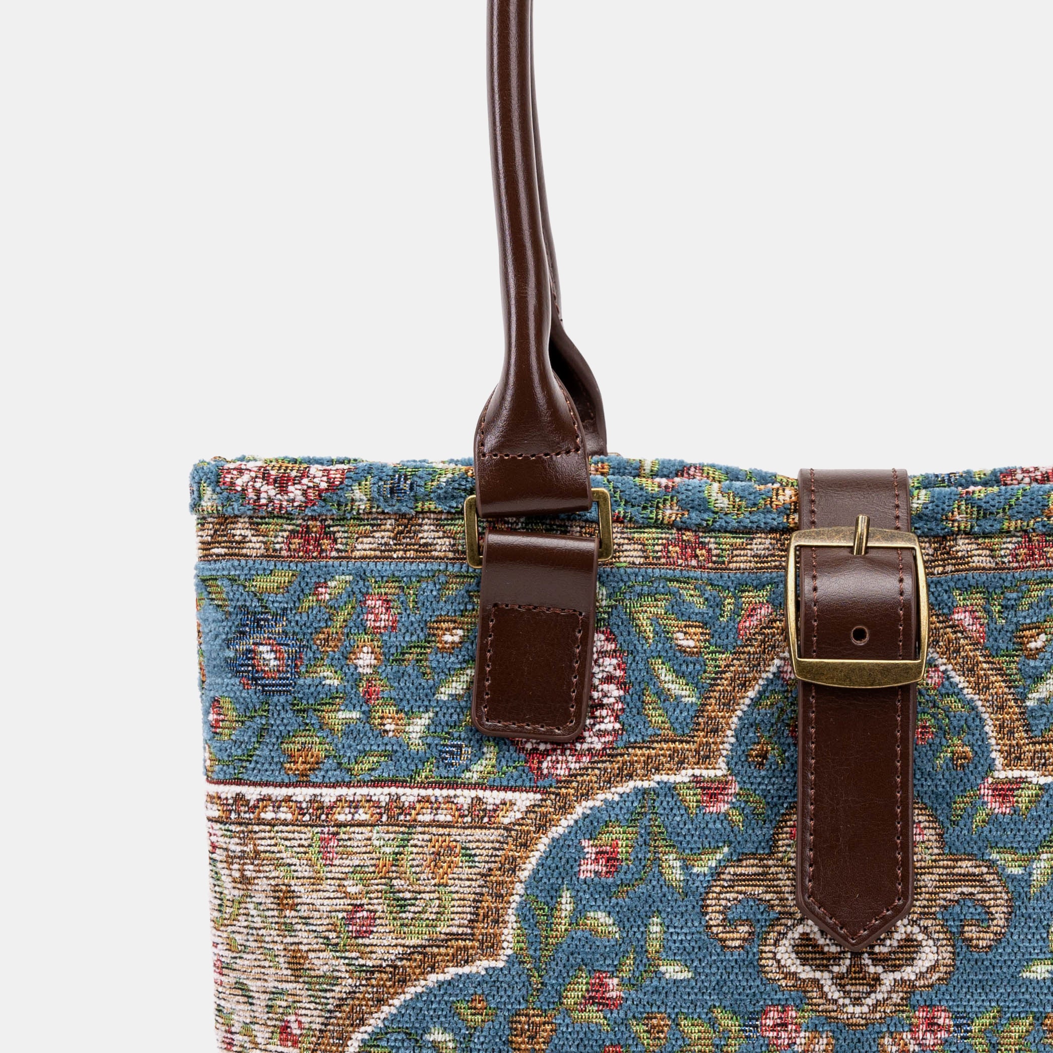 Oriental Blue Everyday Tote of America detail