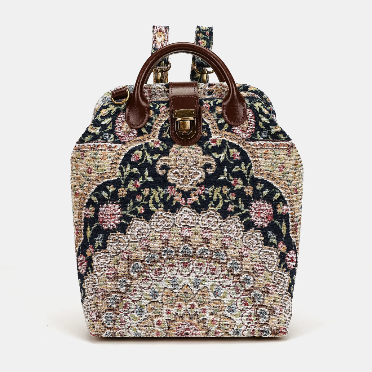Oriental Navy Everyday Backpack Carpetbag of America front