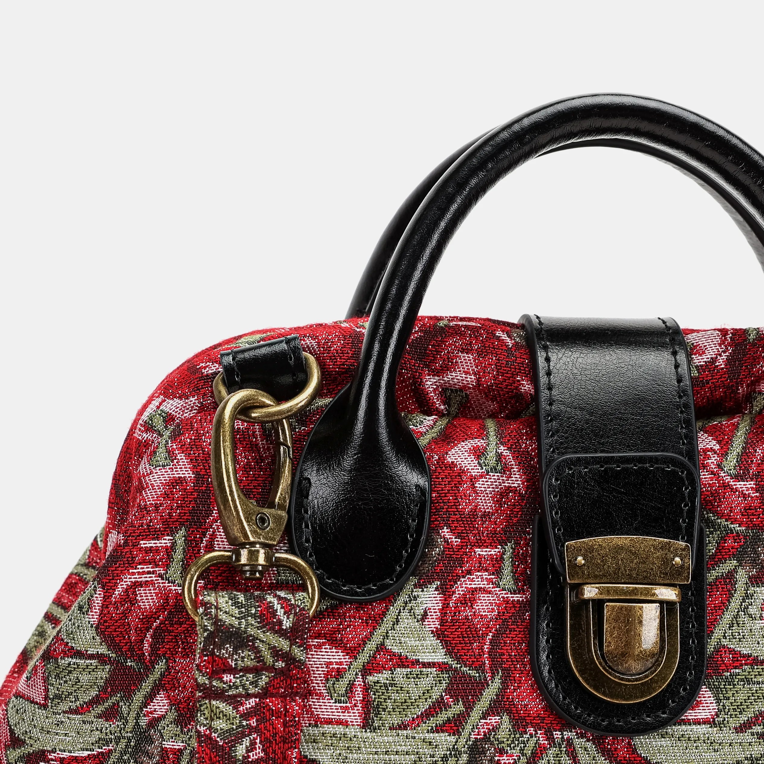 Cherry Cascade Carpet Everyday Backpack Carpetbag of America detail