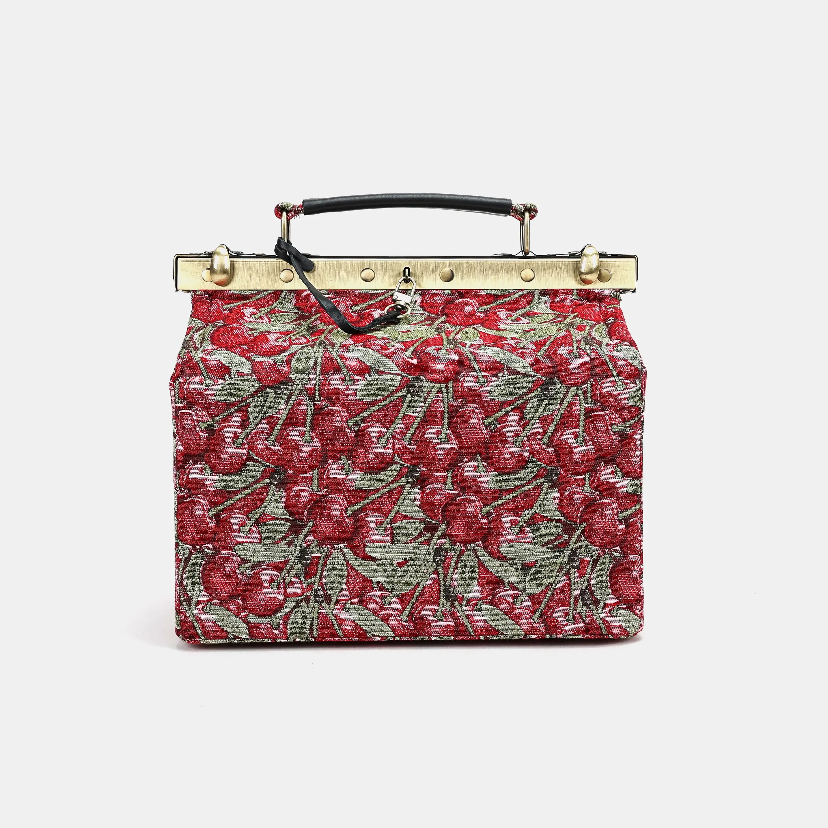 Cherry Cascade Vivienne Carpet Purse Gladstone Bag of America main