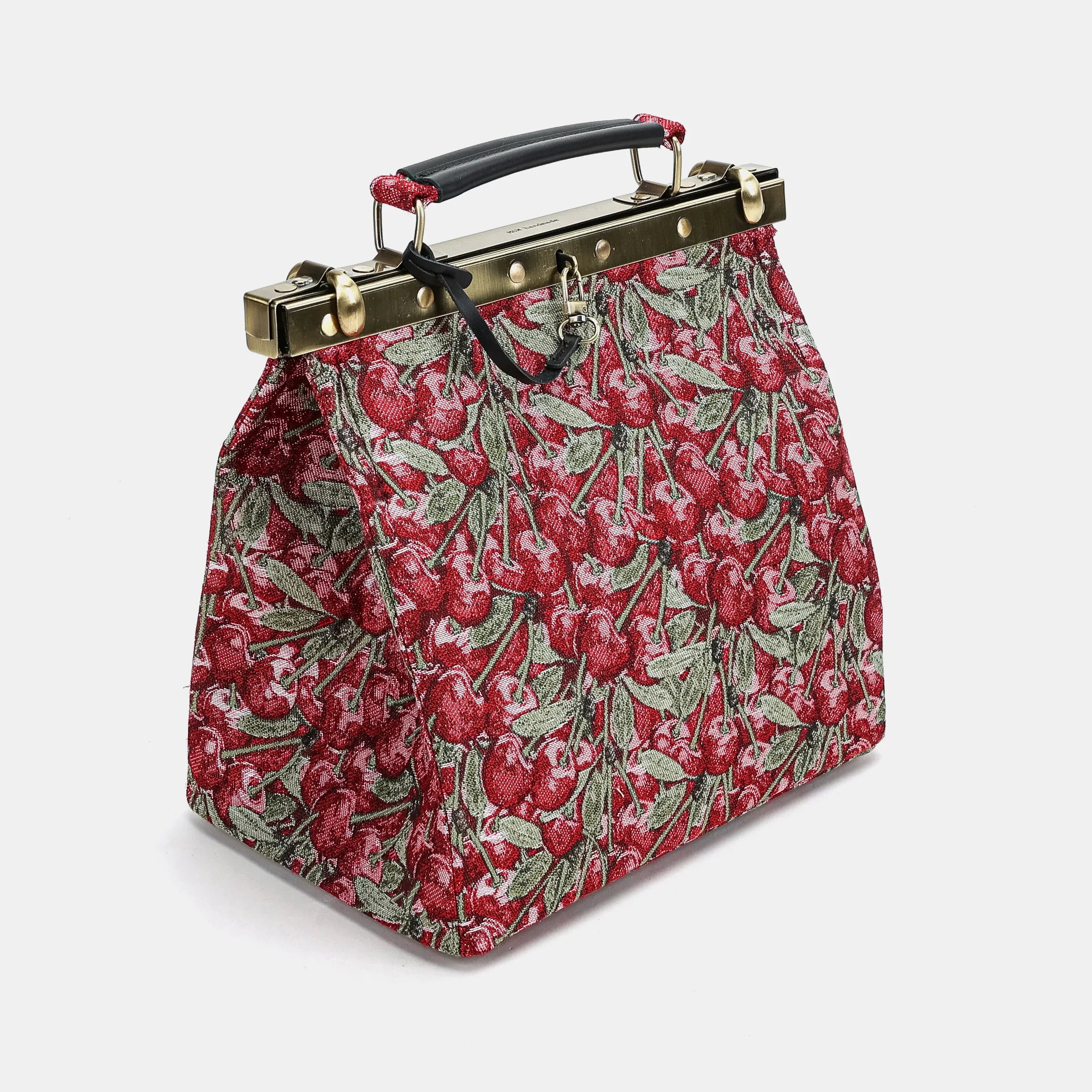 Cherry Cascade Cecile Carpet Purse Gladstone Bag of America side
