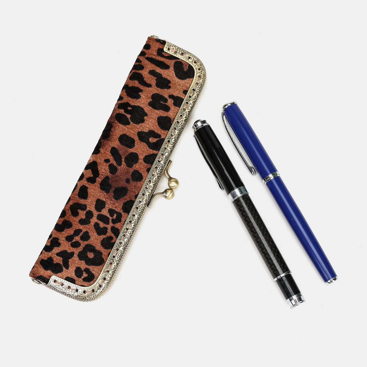 Leopard Classic Duo Pen Case Carpetbag of America main
