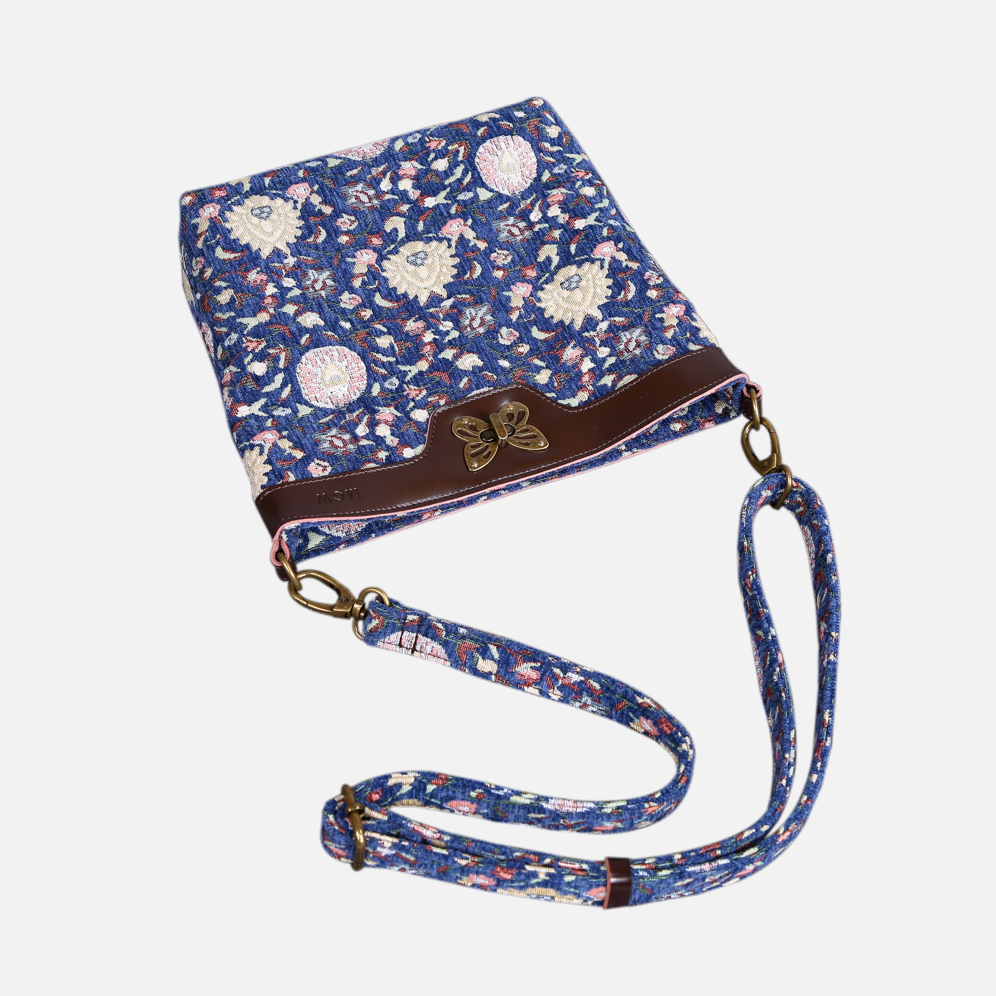 Oriental Blue Carpet Crossbody Bag carpet bag MCW Handmade-2