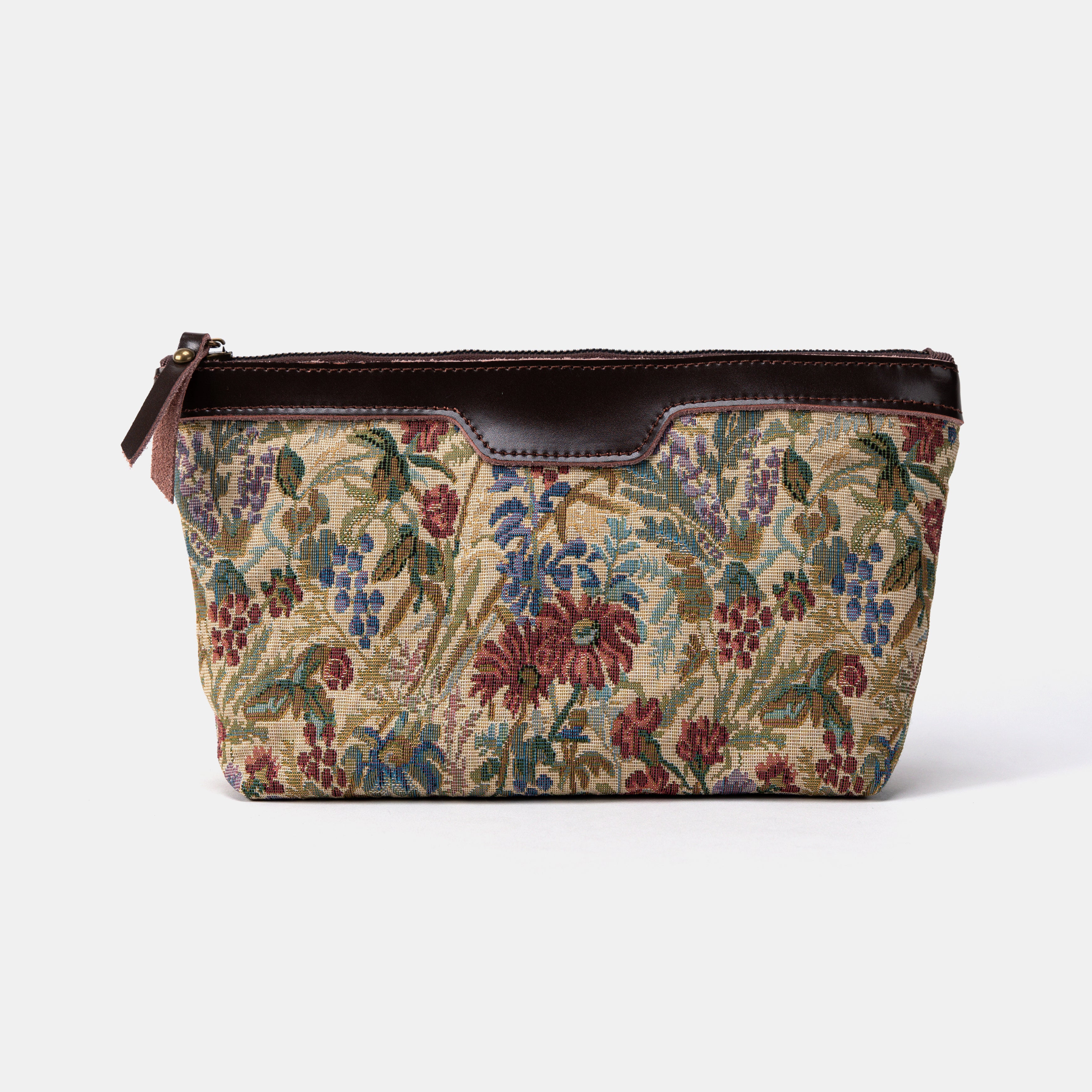 Spring Valley Mint Carpet Makeup Bag Front