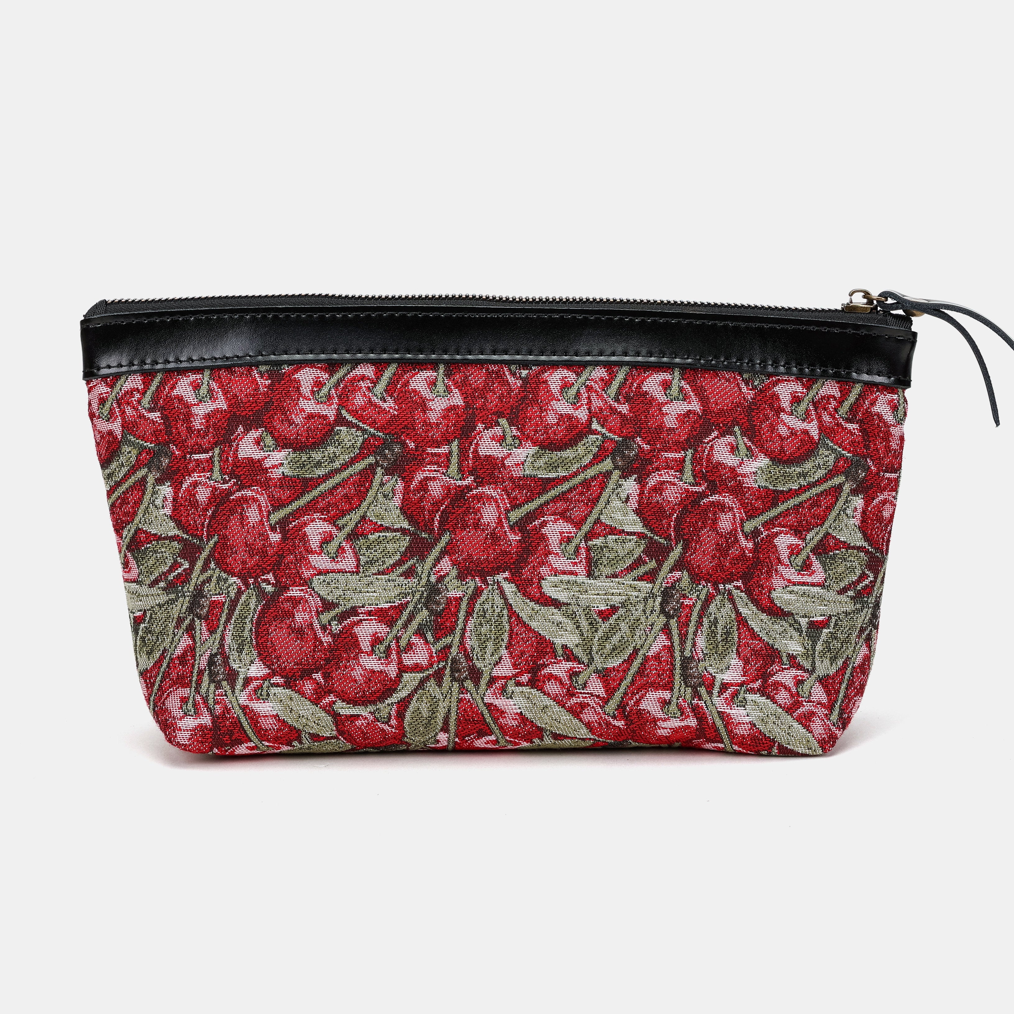 Cherry Cascade Carpet Makeup Bag Carpetbag of America back