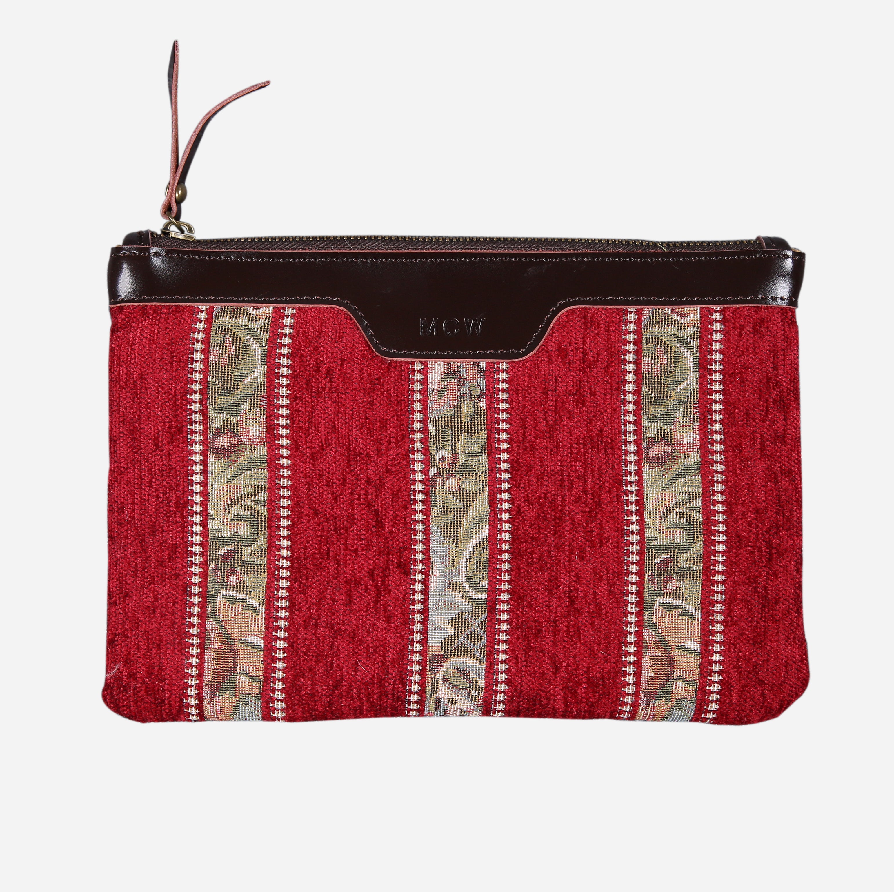 Floral Strips Red carpet bag MCW Handmade