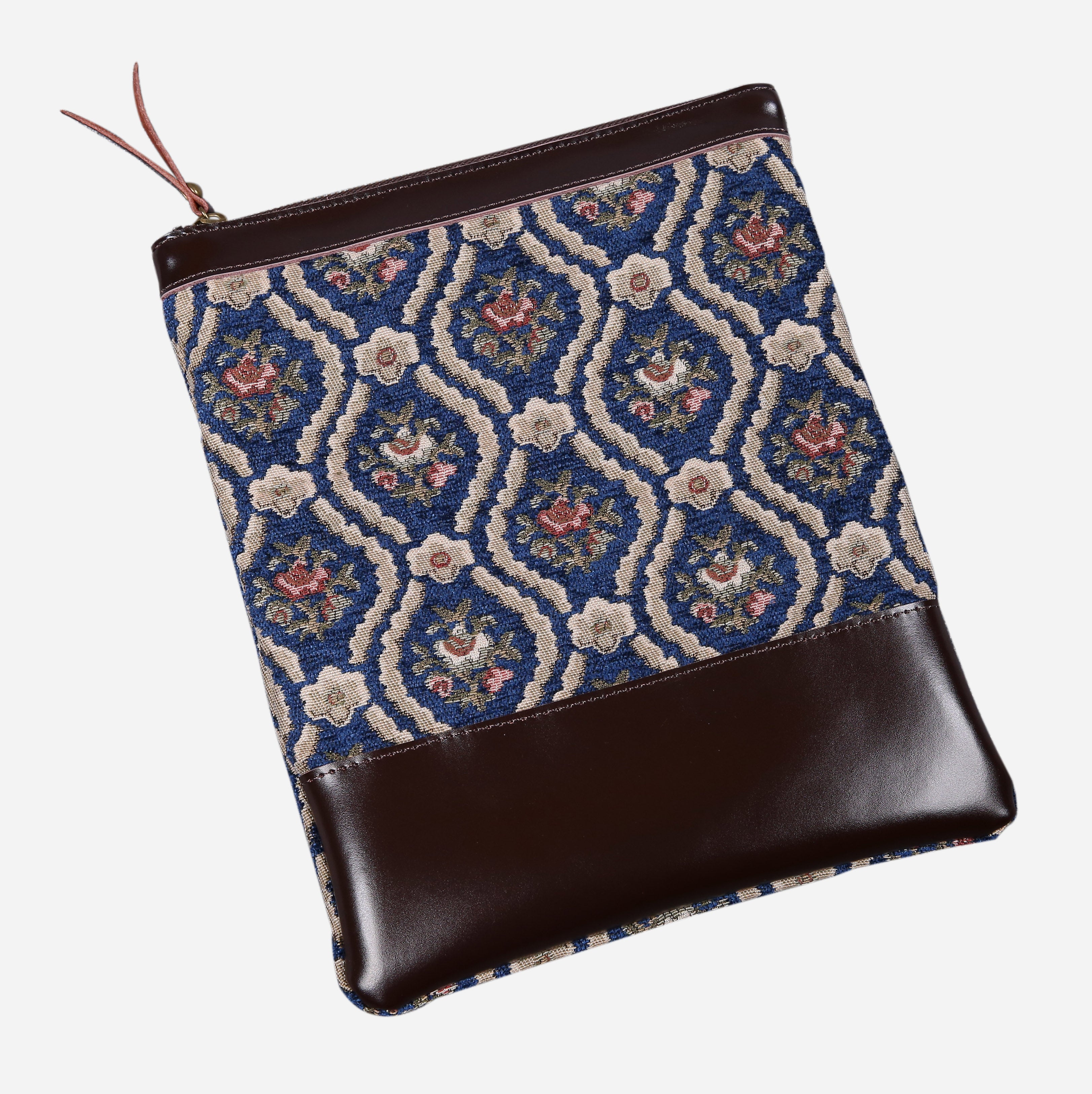 Traditional Blue Carpet Clutch carpet bag MCW Handmade-1
