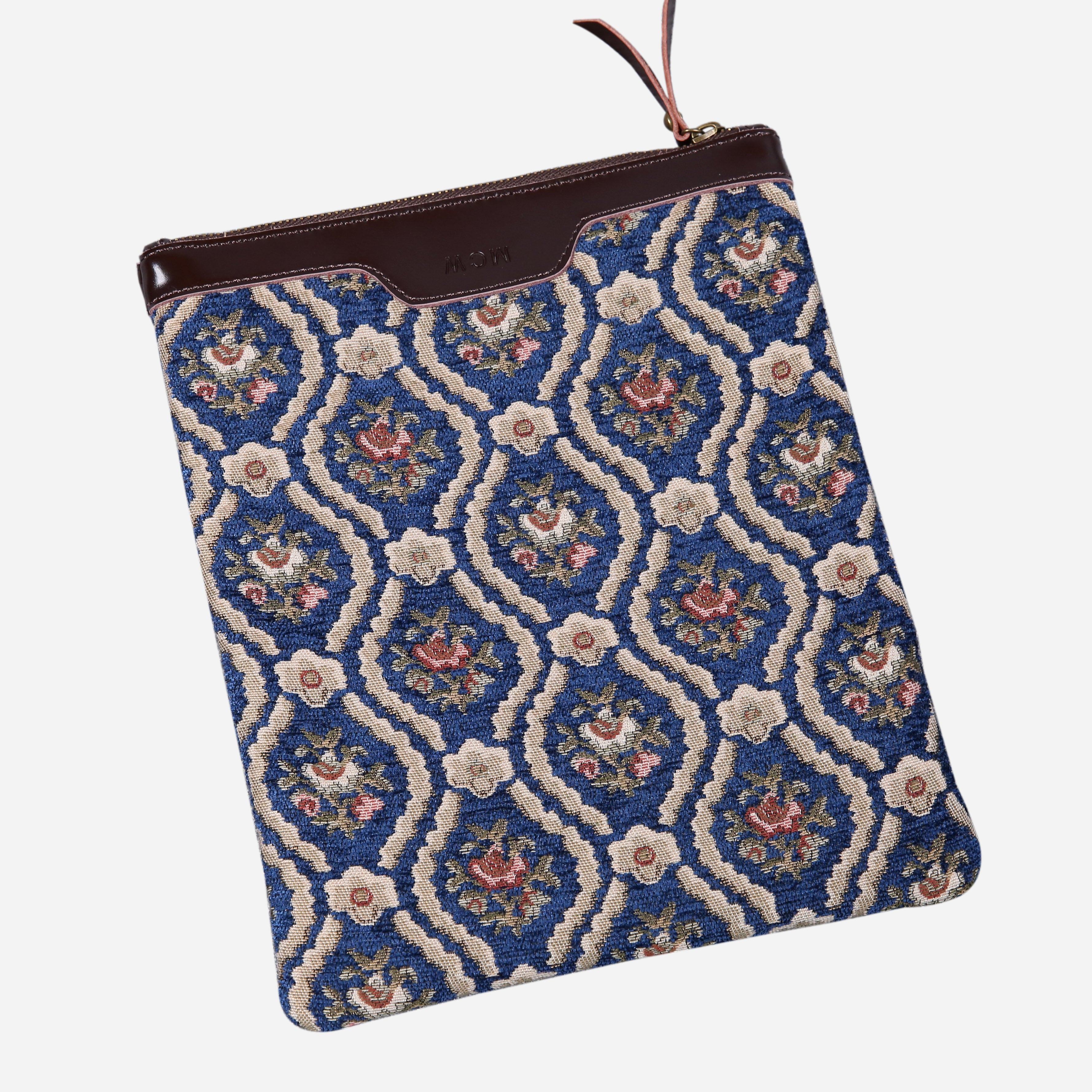 Traditional Blue Carpet Clutch carpet bag MCW Handmade-2