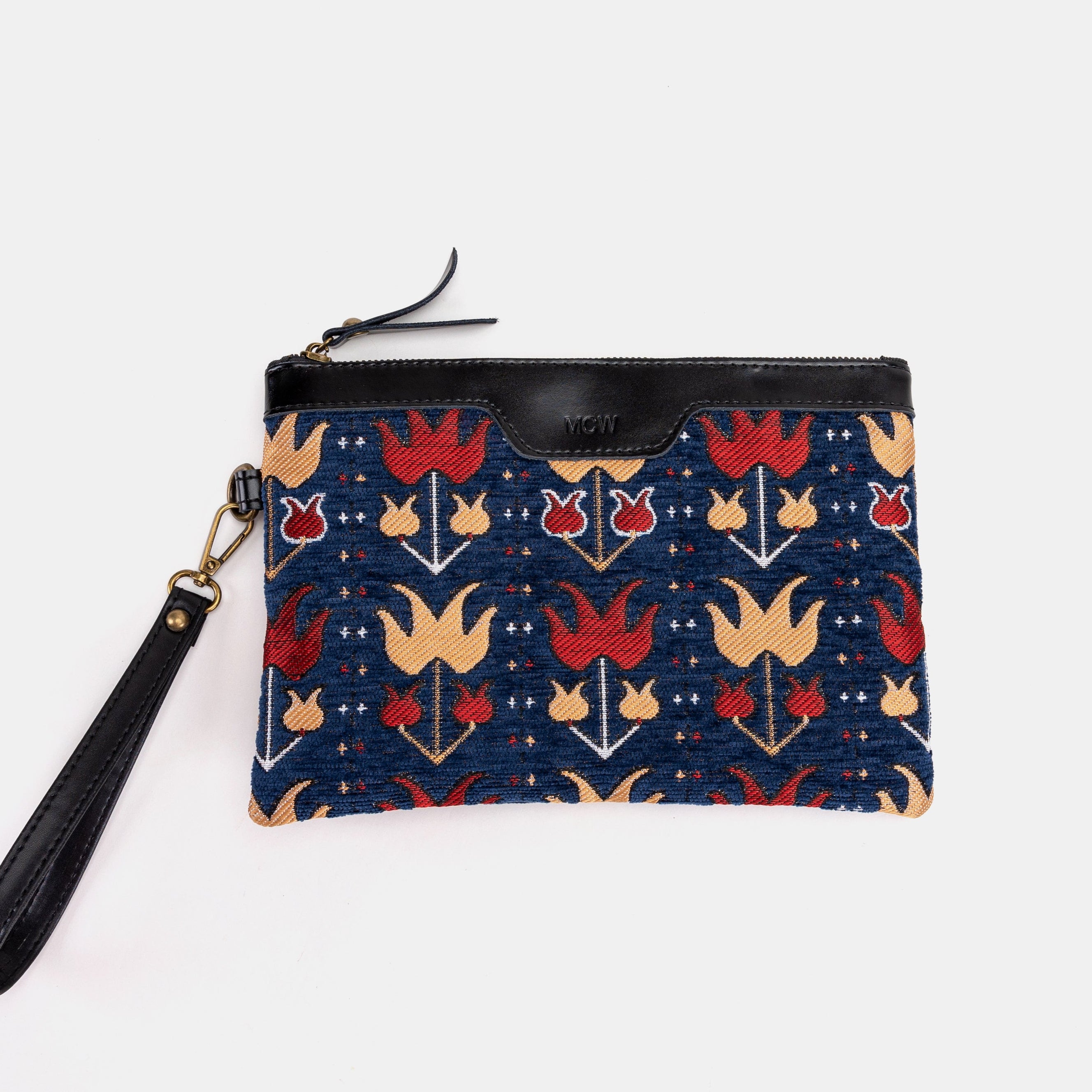 Poppy Bloom Wristlet Clutch Carpetbag of America main