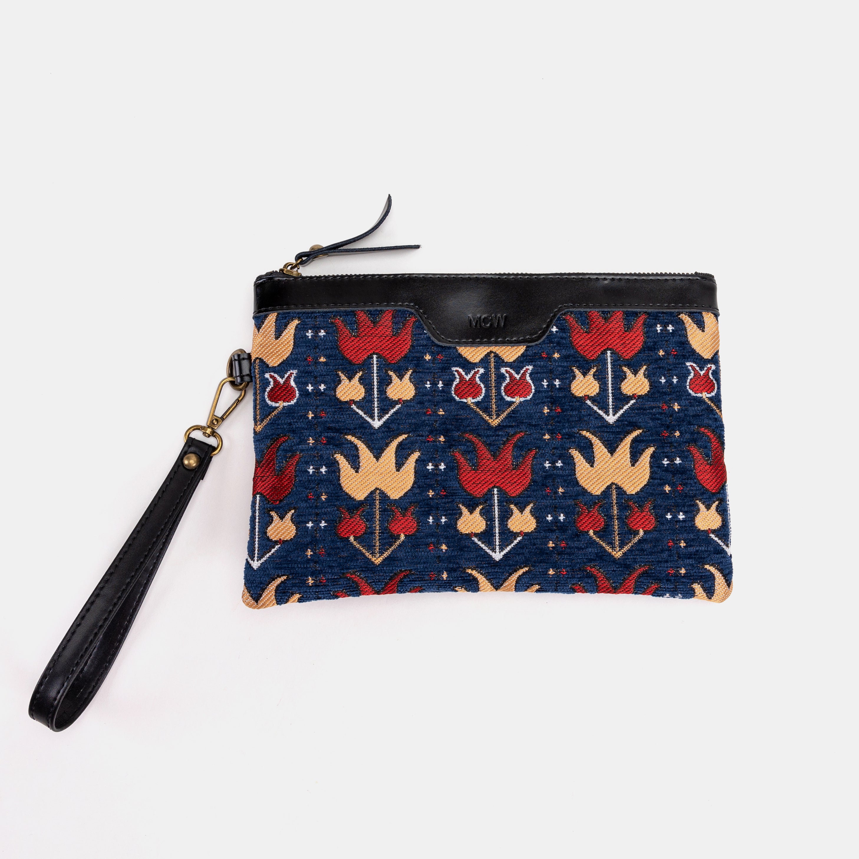 Poppy Bloom Wristlet Clutch