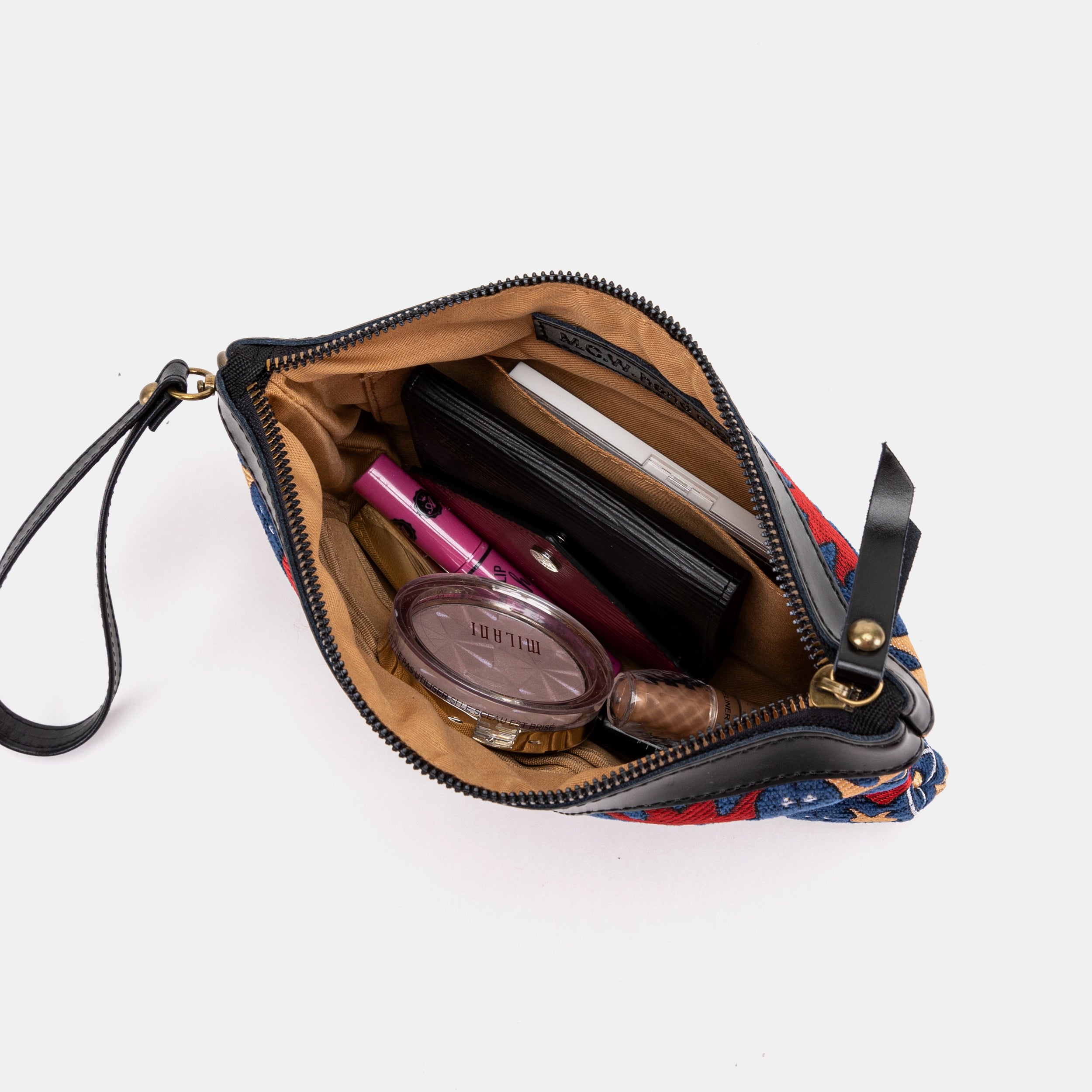 Poppy Bloom Wristlet Clutch