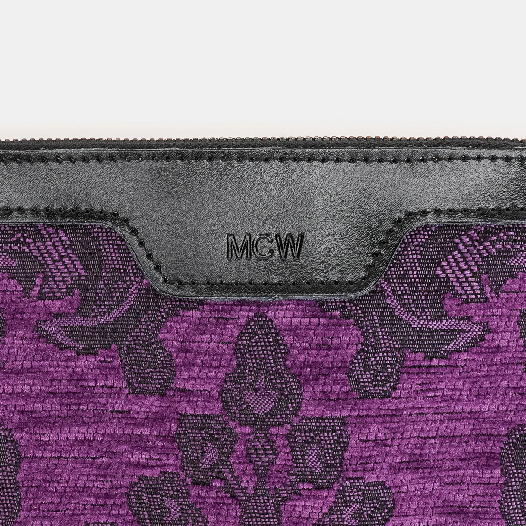 Victorian Blossom Purple Wristlet Clutch Carpetbag of America-logo