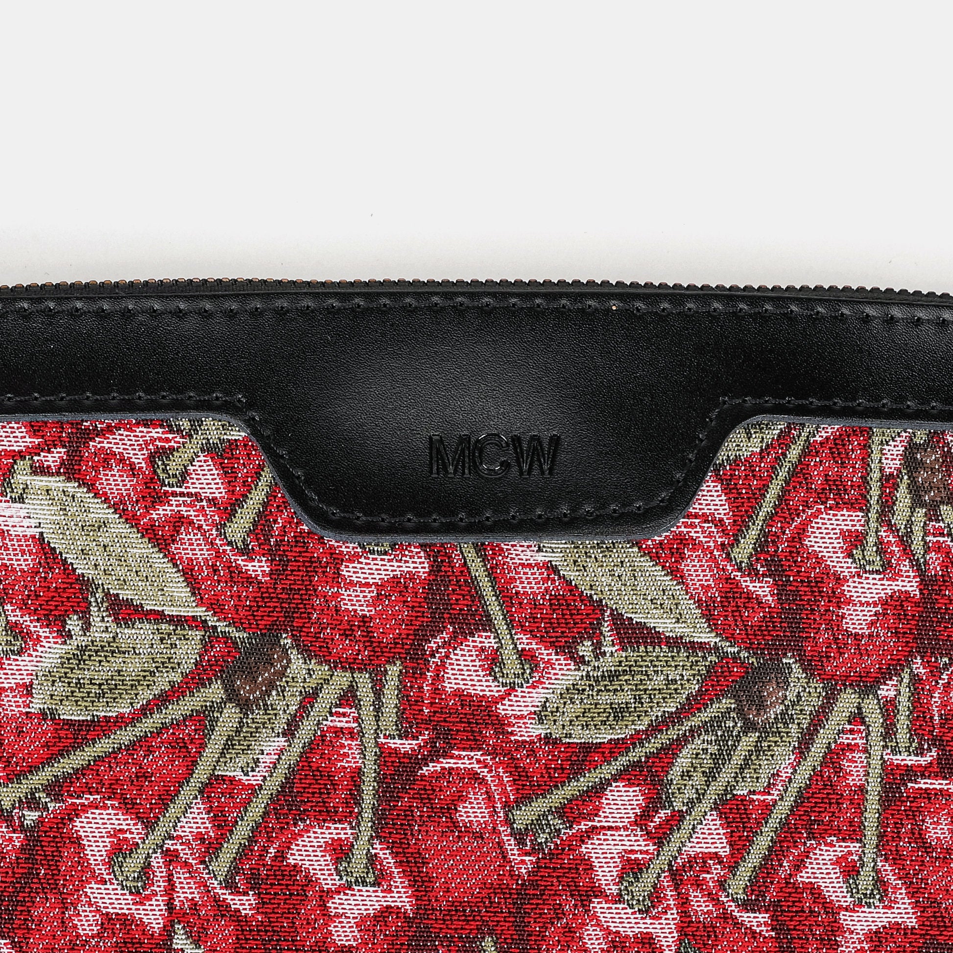 Cherry Cascade Wristlet Clutch Carpetbag of America details
