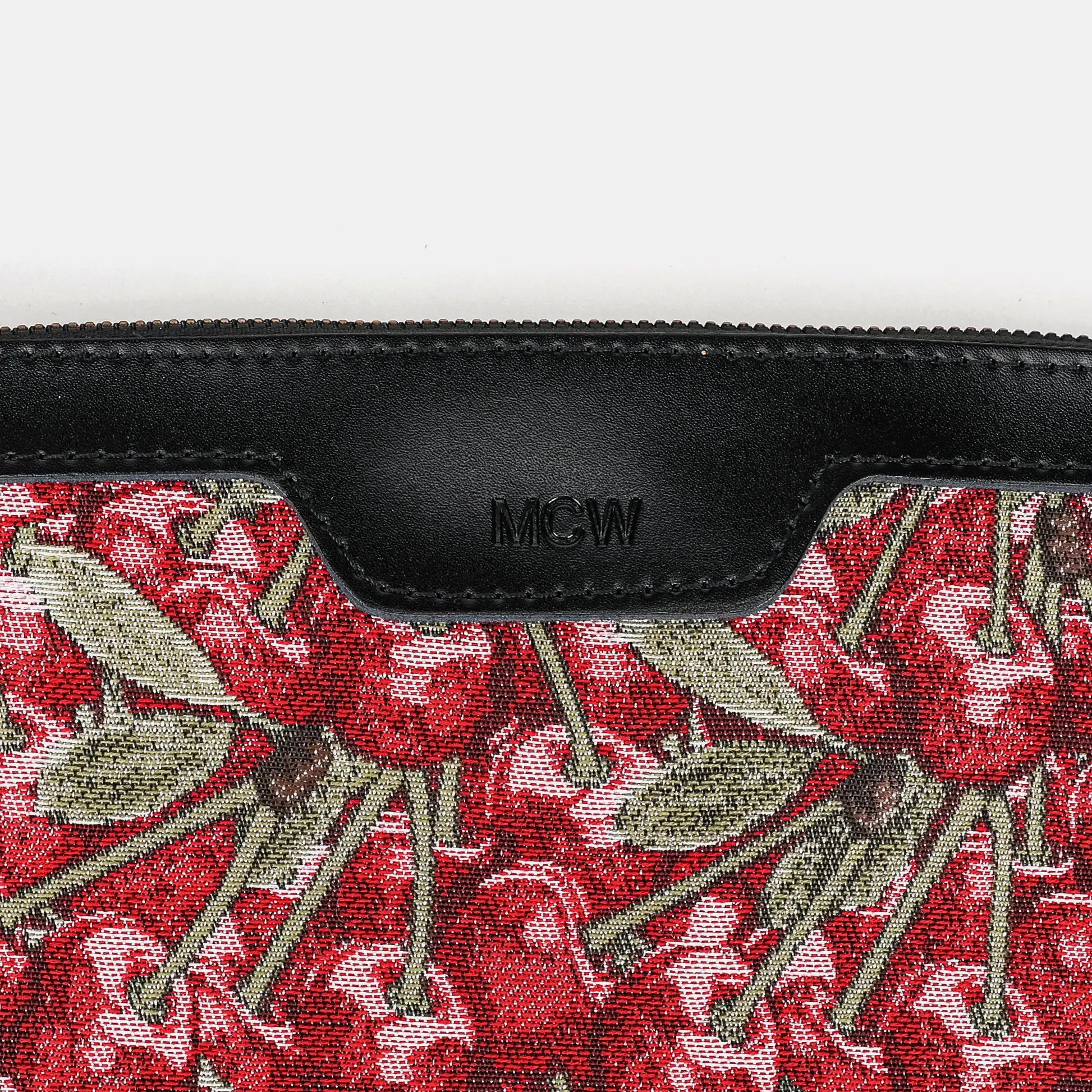 Cherry Cascade Wristlet Clutch Carpetbag of America details