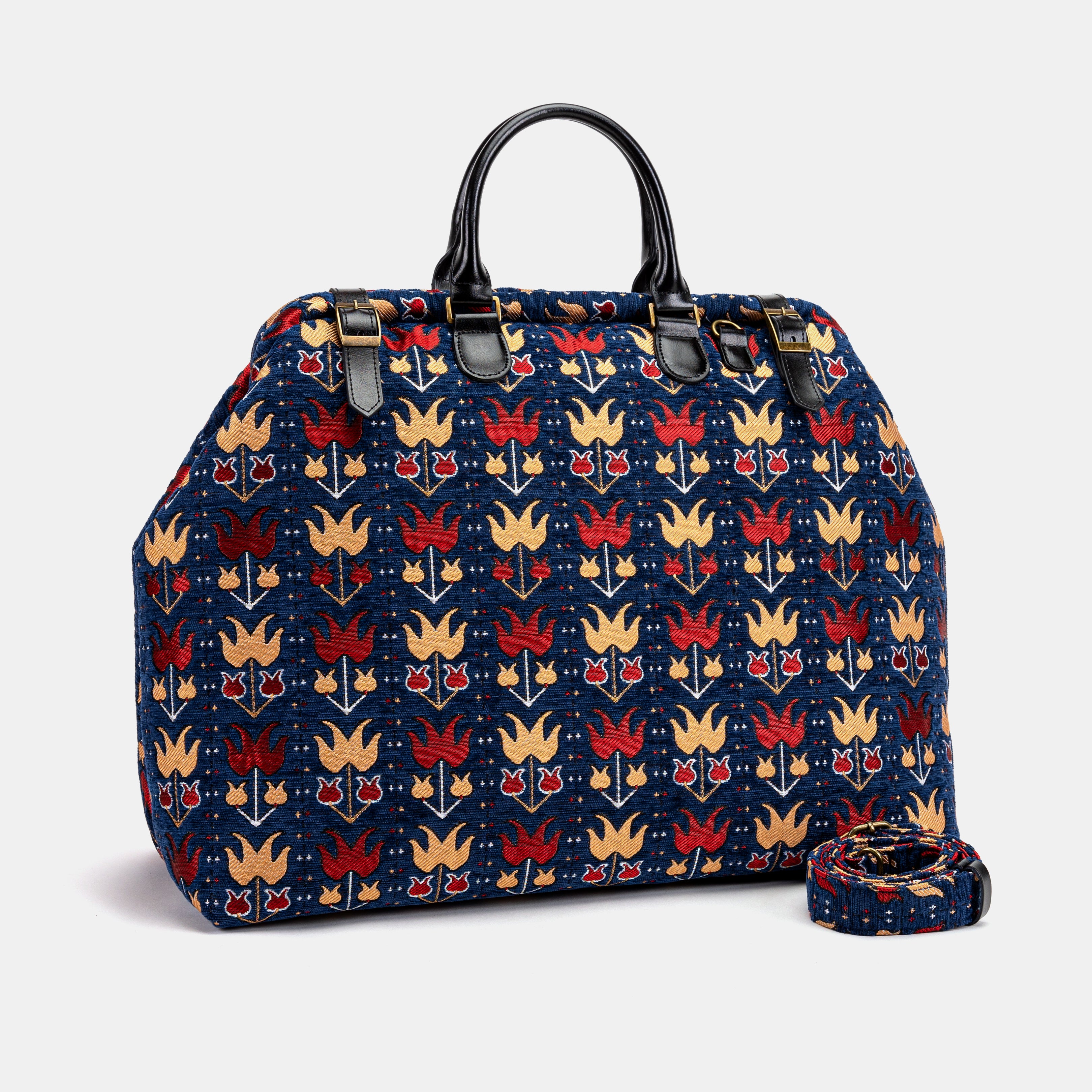 Poppy Bloom Men's Carpetbag Carpetbag of America MAIN