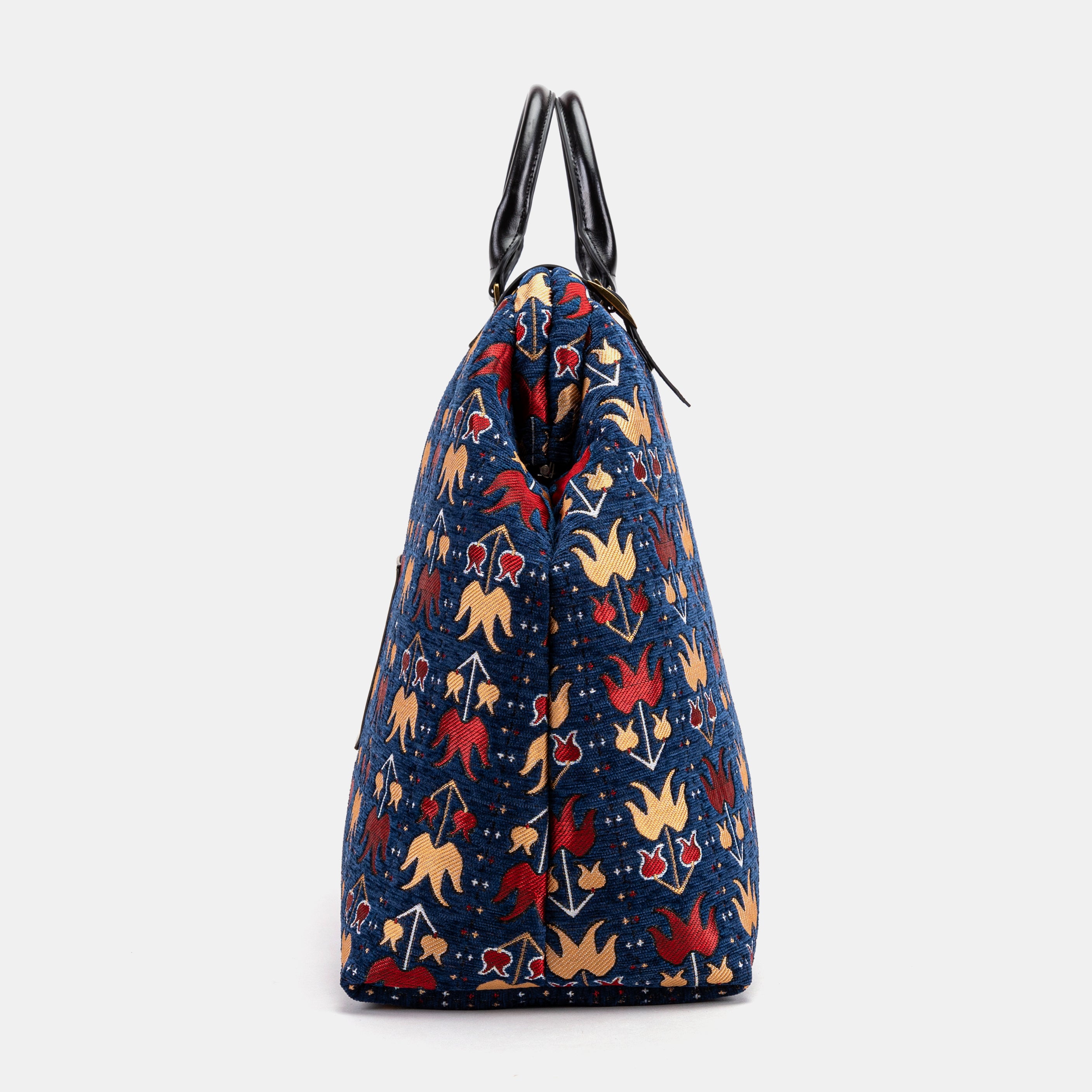 Poppy Bloom Men's Carpetbag Carpetbag of America side