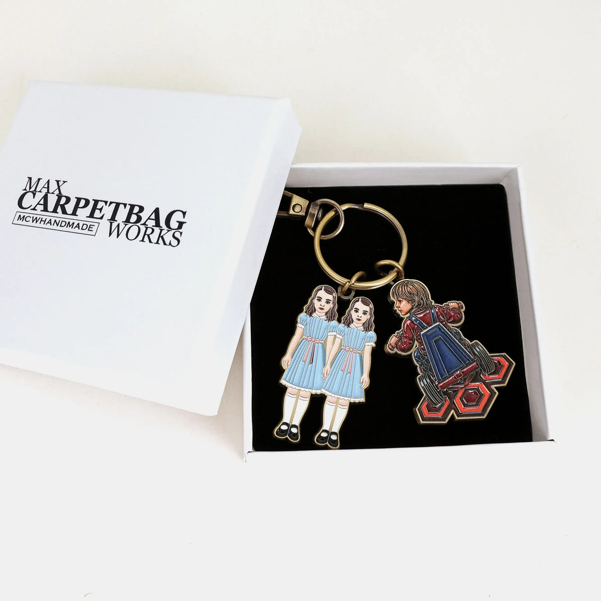 ''The Shining'' Inspired Keychain & Bag Charm | Build Your Own two packaged