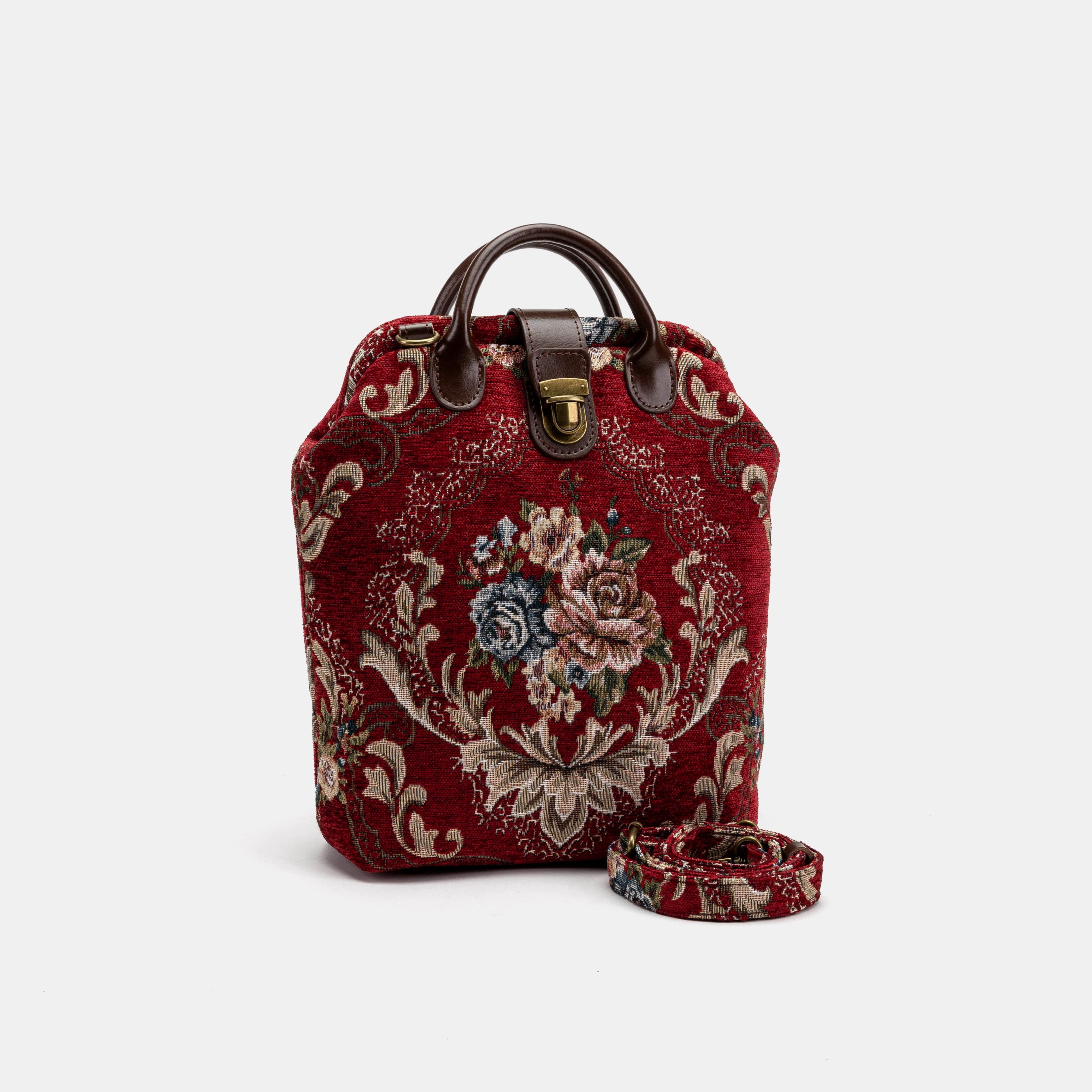 Floral Red Carpet Everyday Backpack Carpetbag of America MAIN